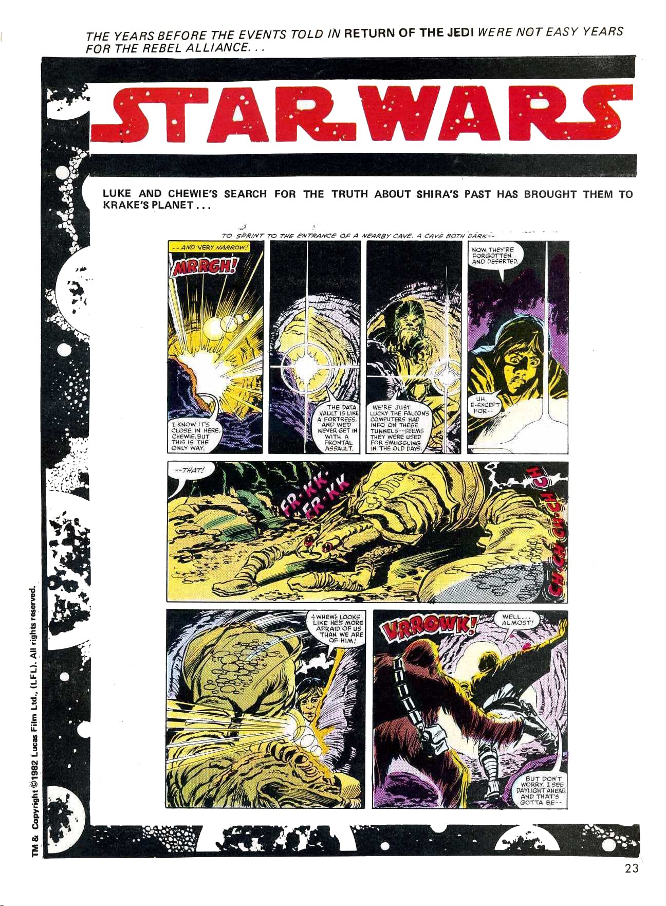 Read online Return of the Jedi comic -  Issue #121 - 23