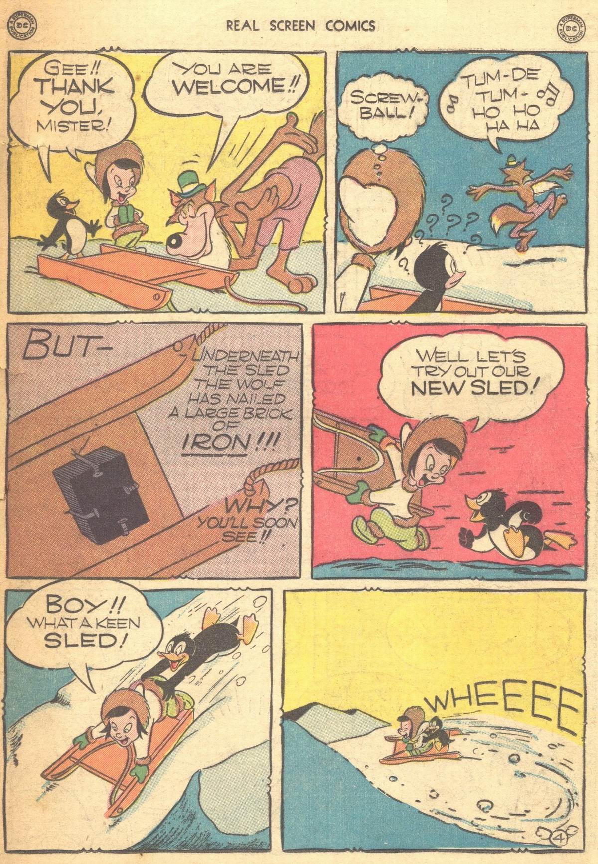 Read online Real Screen Comics comic -  Issue #4 - 26