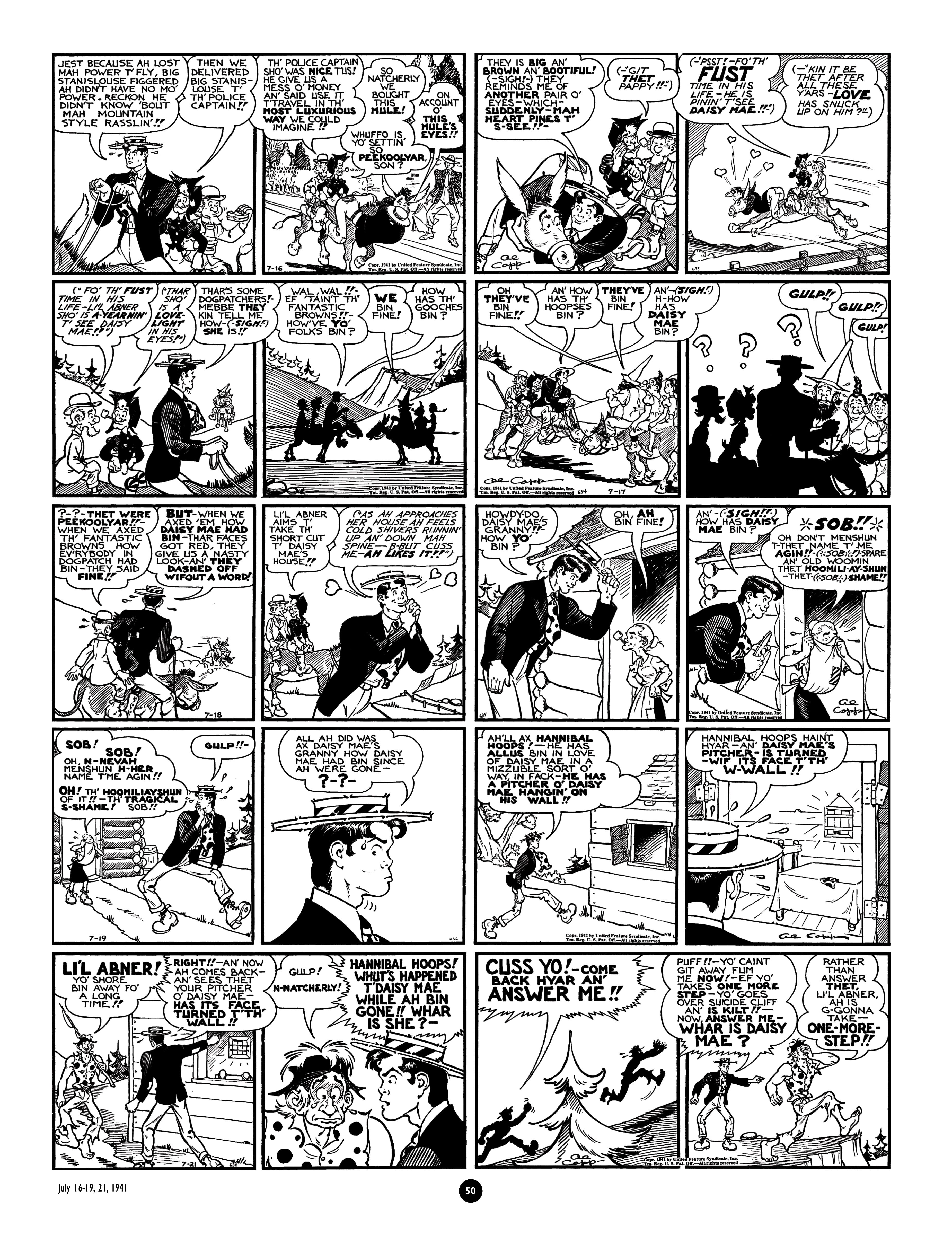 Read online Al Capp's Li'l Abner Complete Daily & Color Sunday Comics comic -  Issue # TPB 4 (Part 1) - 51