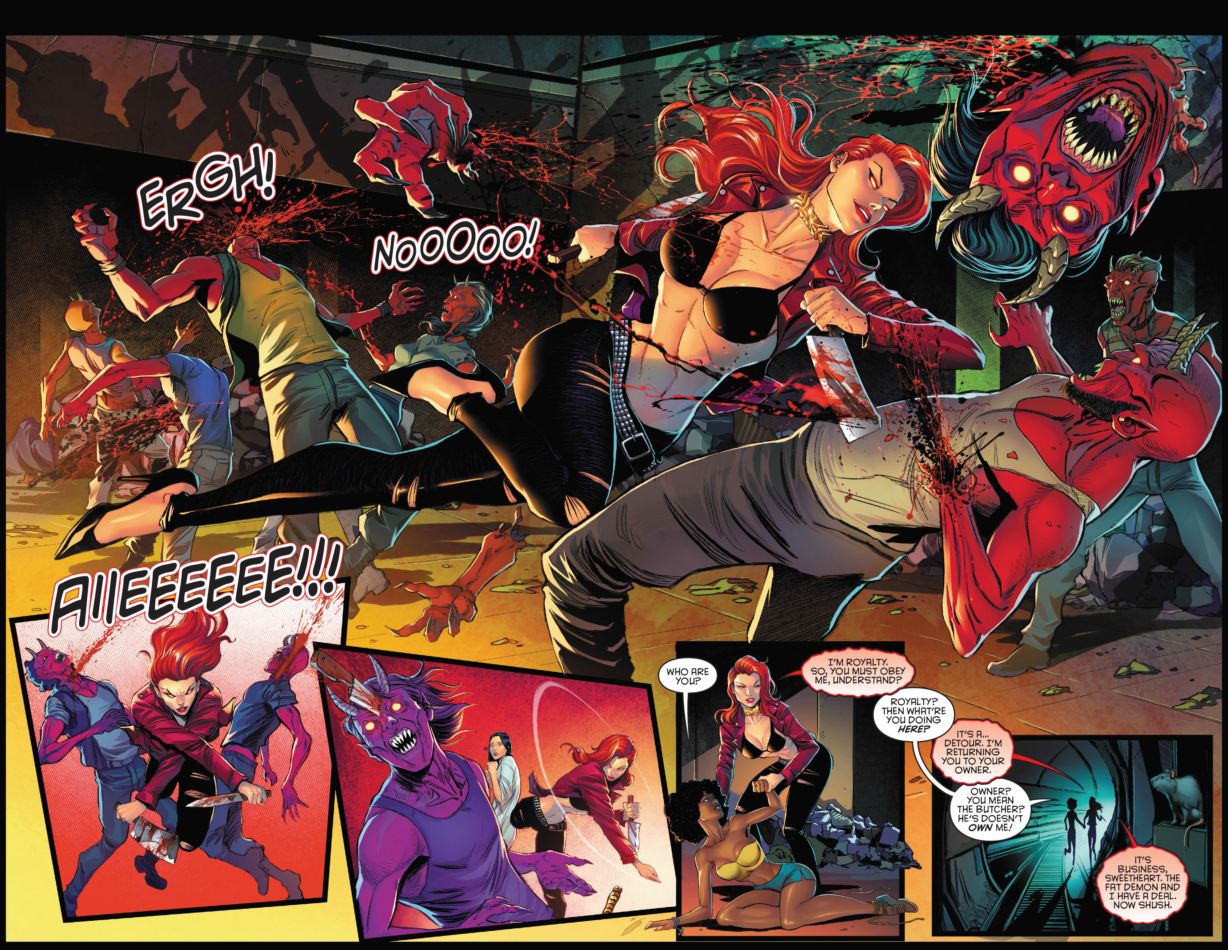 Read online Lady Satanus: Sinister Urge comic -  Issue # TPB - 12