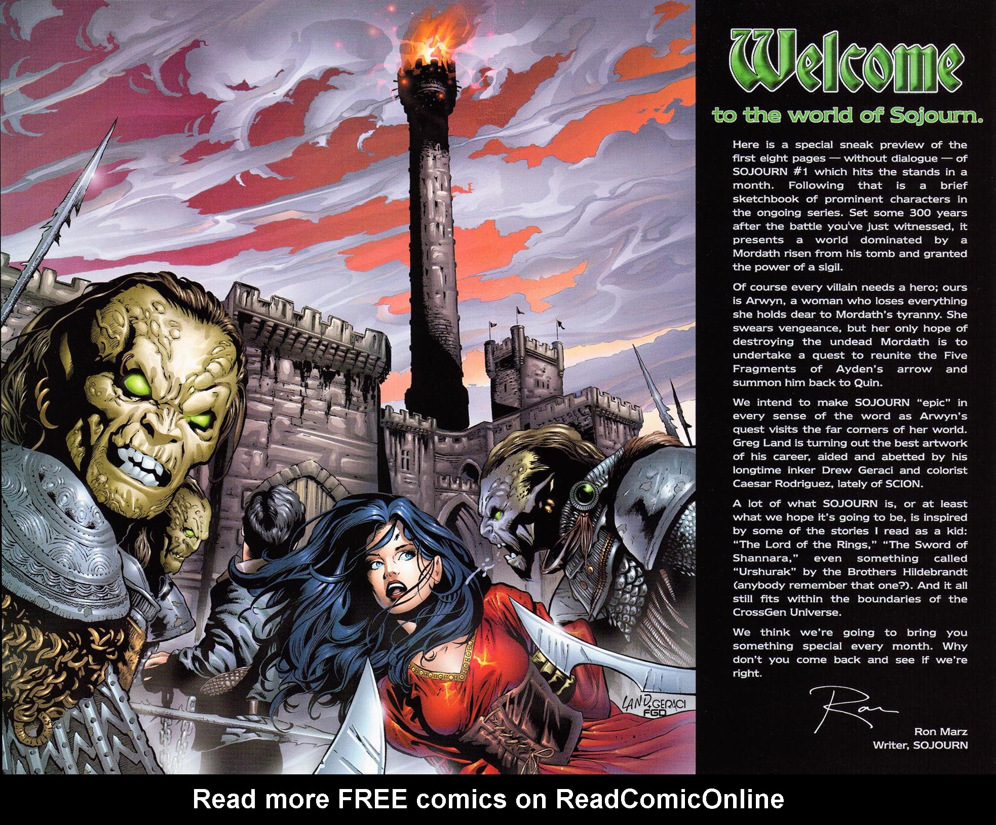 Read online Sojourn comic -  Issue #0 - 32