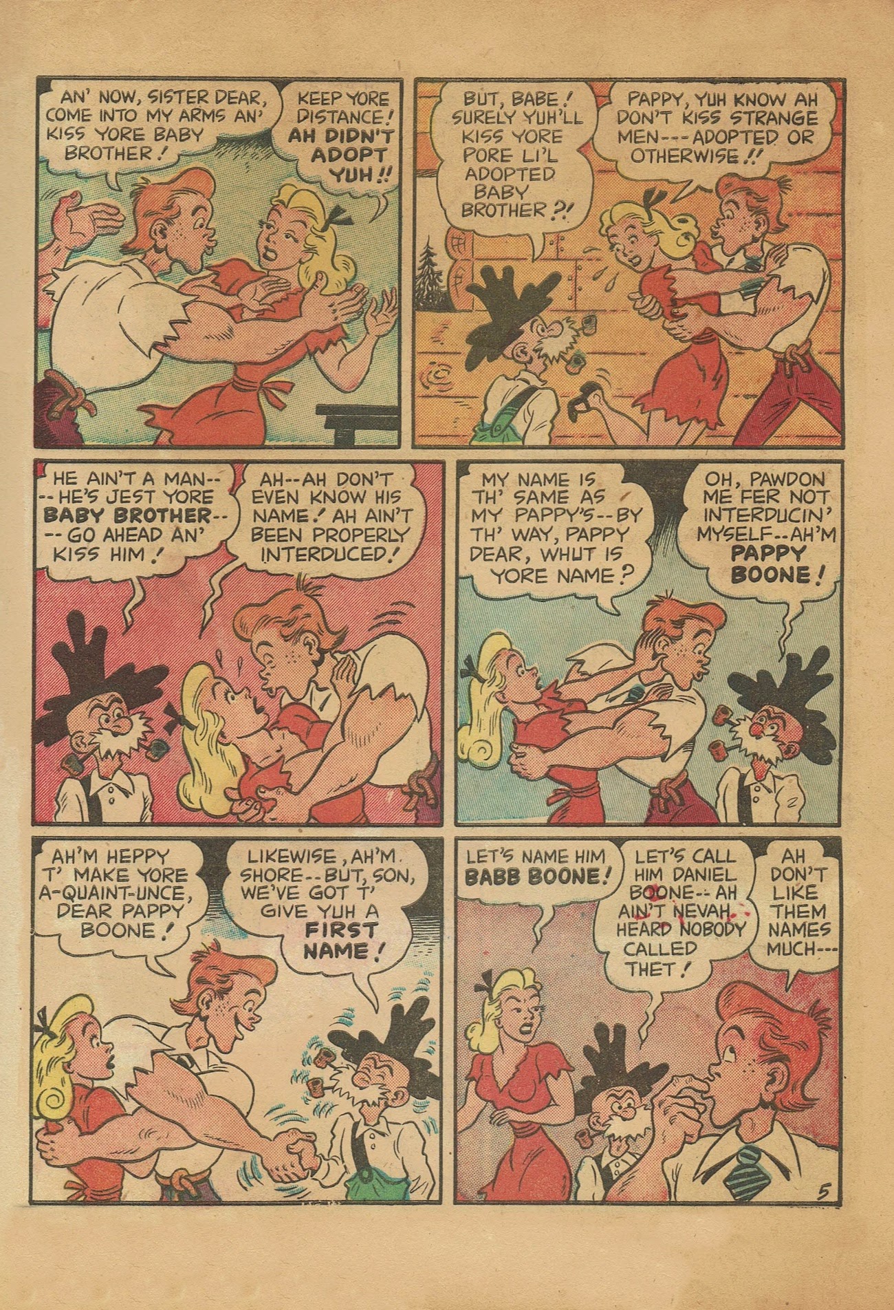 Read online Babe (1948) comic -  Issue #2 - 7