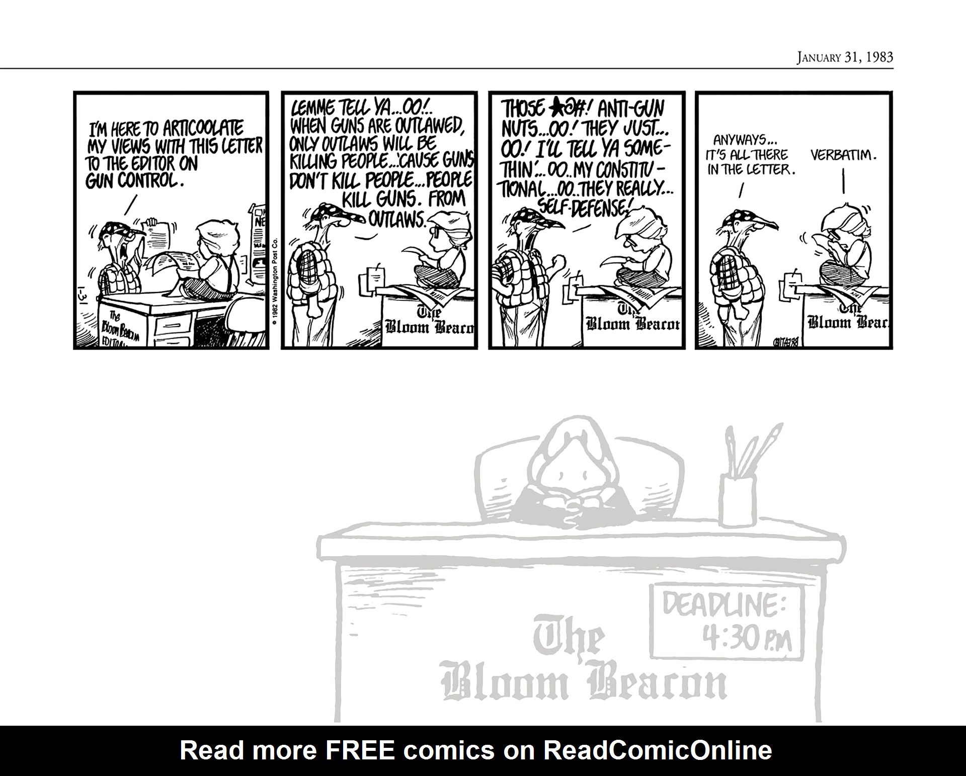 Read online The Bloom County Digital Library comic -  Issue # TPB 3 (Part 1) - 41