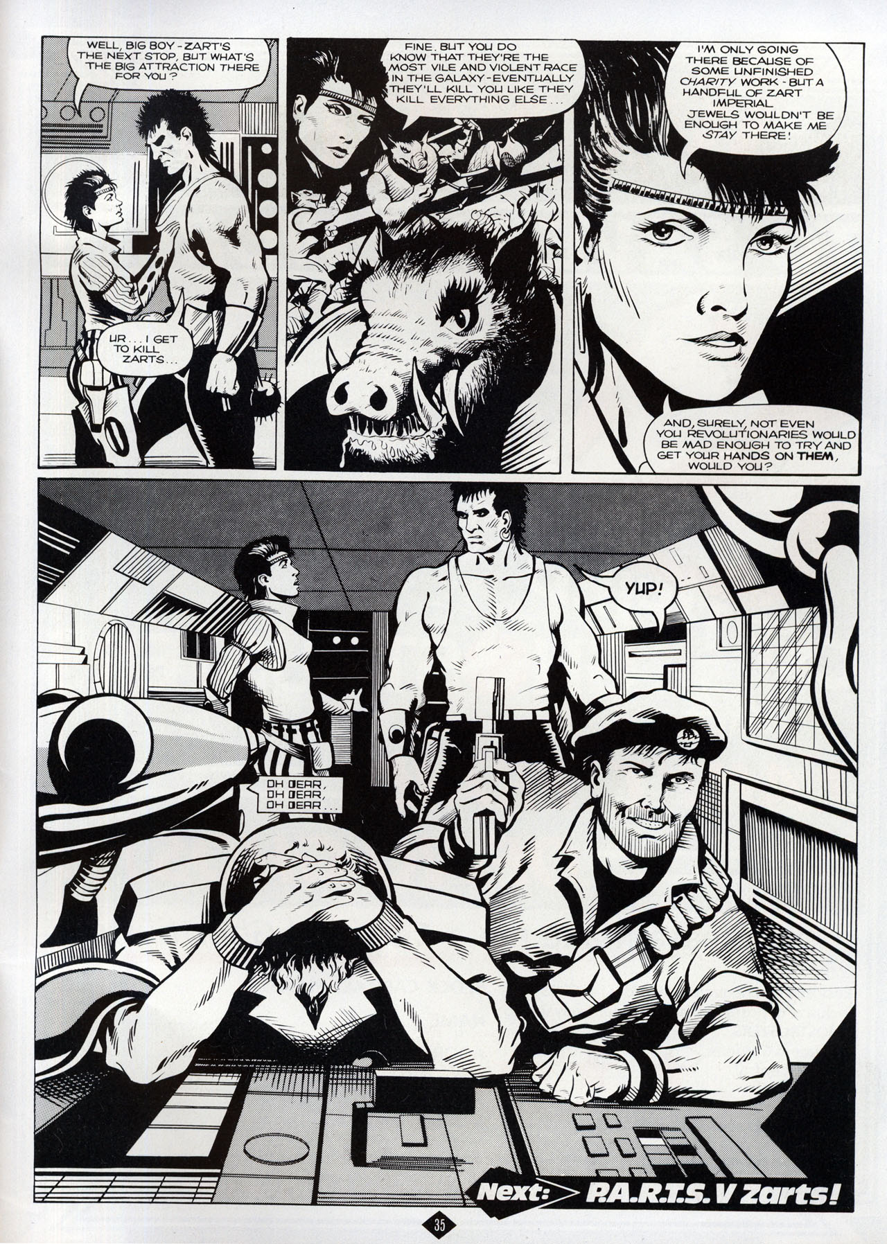 Read online Captain Britain (1985) comic -  Issue #5 - 35