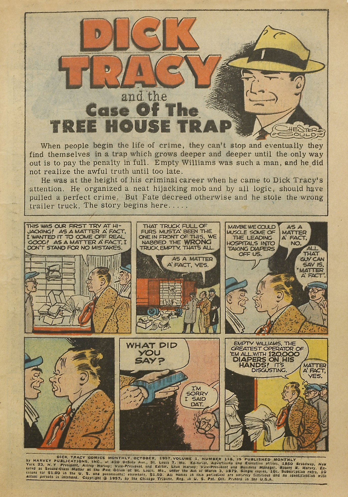 Read online Dick Tracy comic -  Issue #116 - 3
