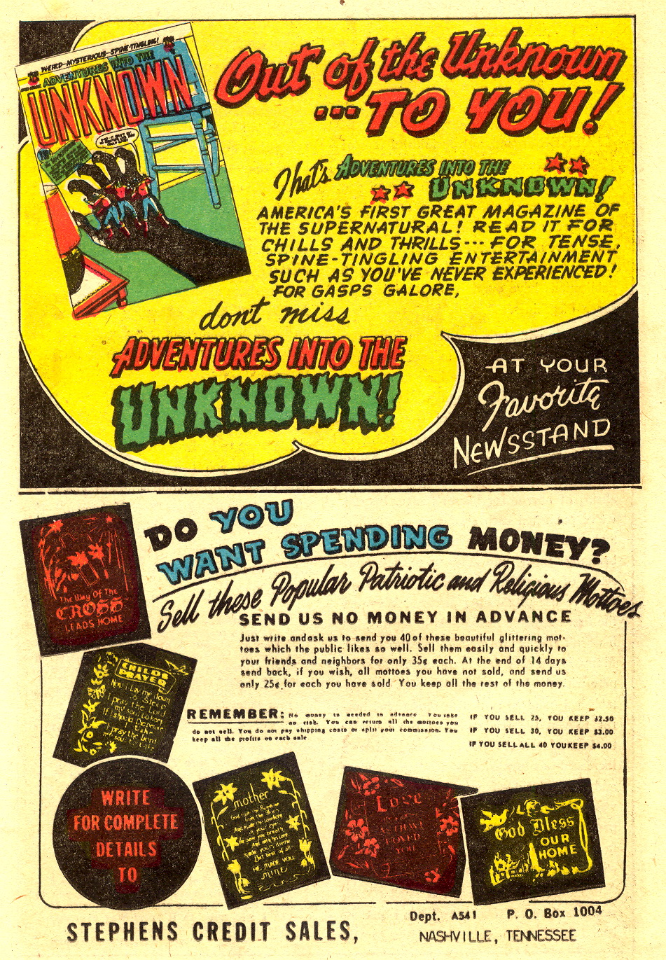 Read online Adventures Into The Unknown comic -  Issue #60 - 21