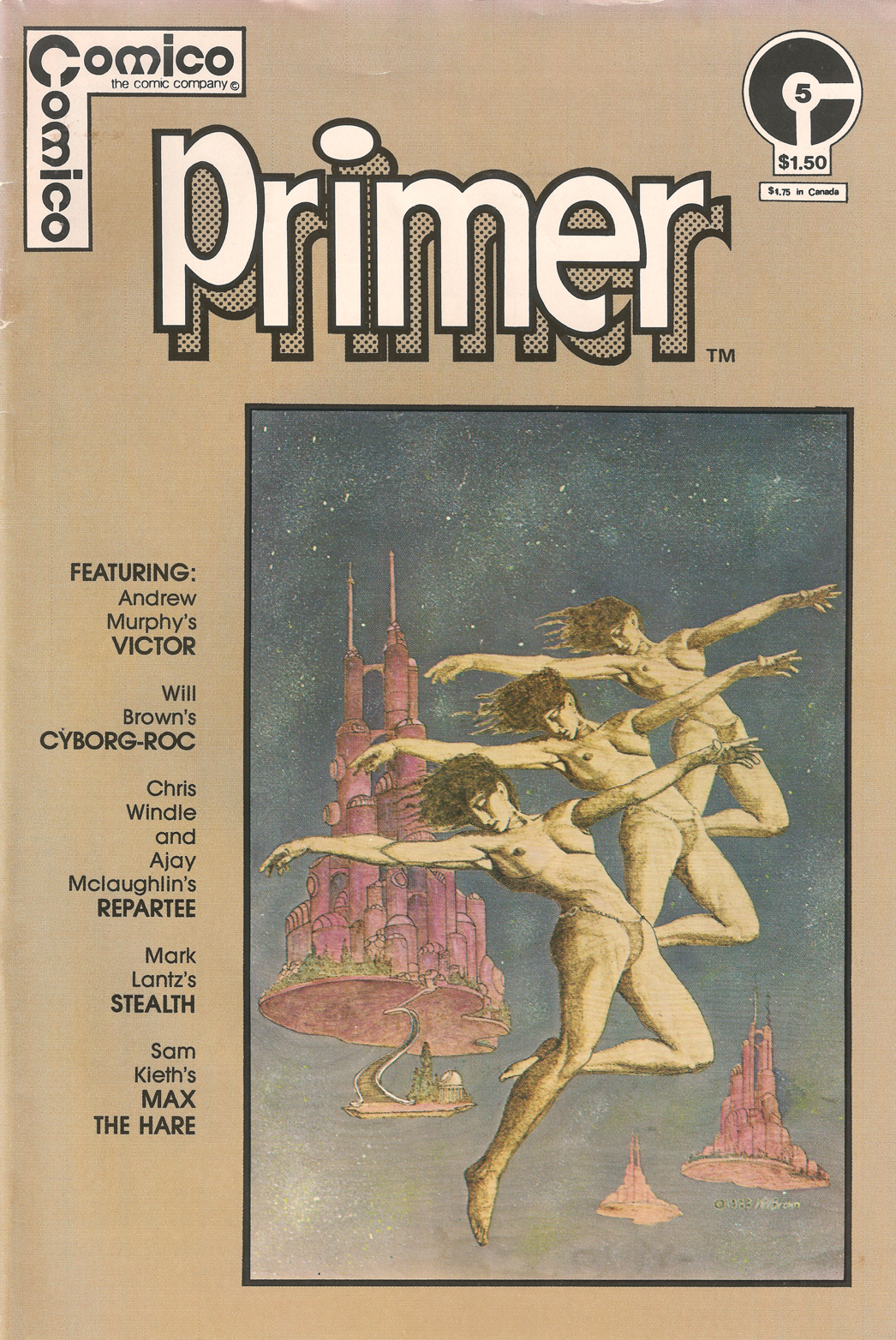 Read online Comico Primer comic -  Issue #5 - 1