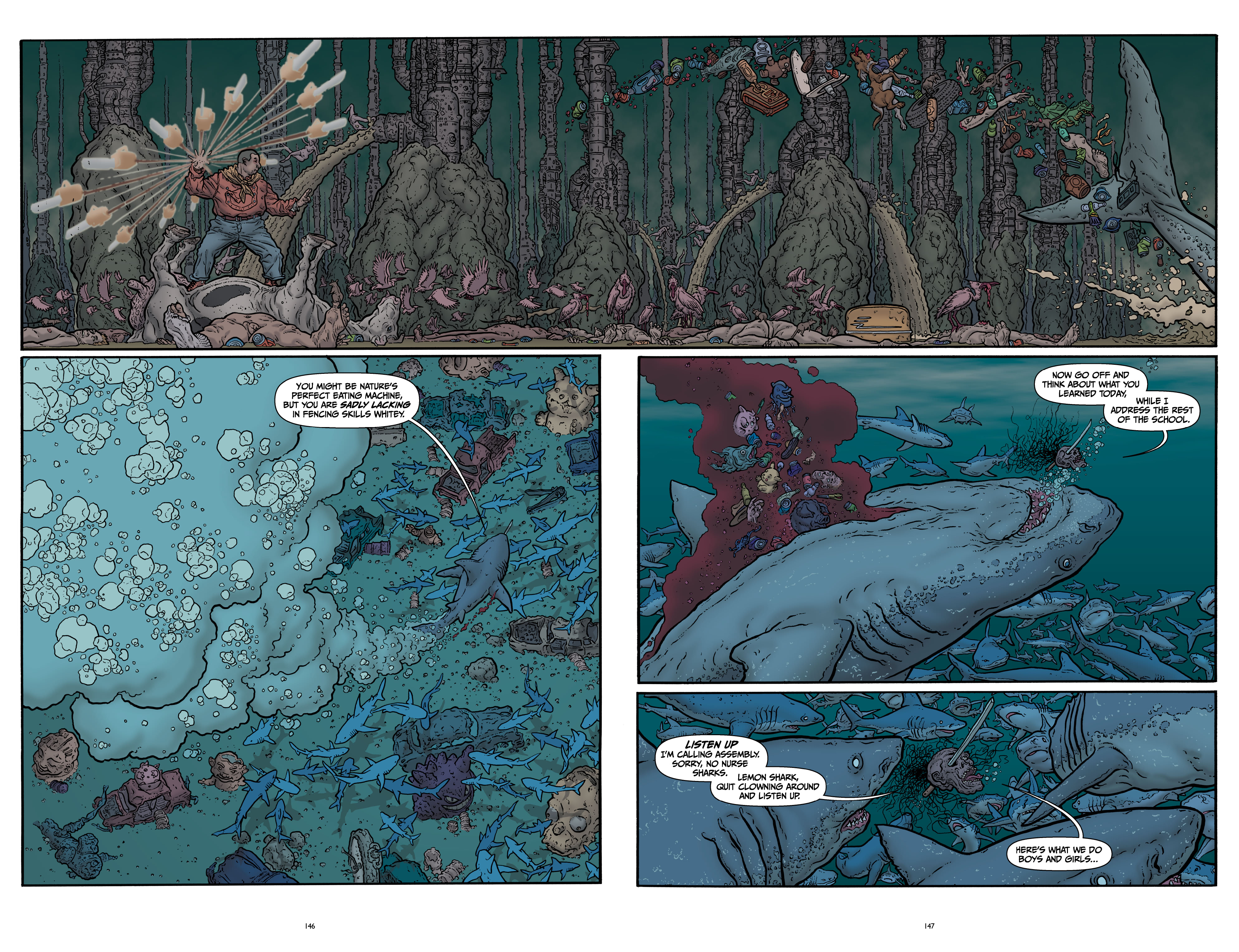 Read online Shaolin Cowboy comic -  Issue # _Start Trek (Part 2) - 15