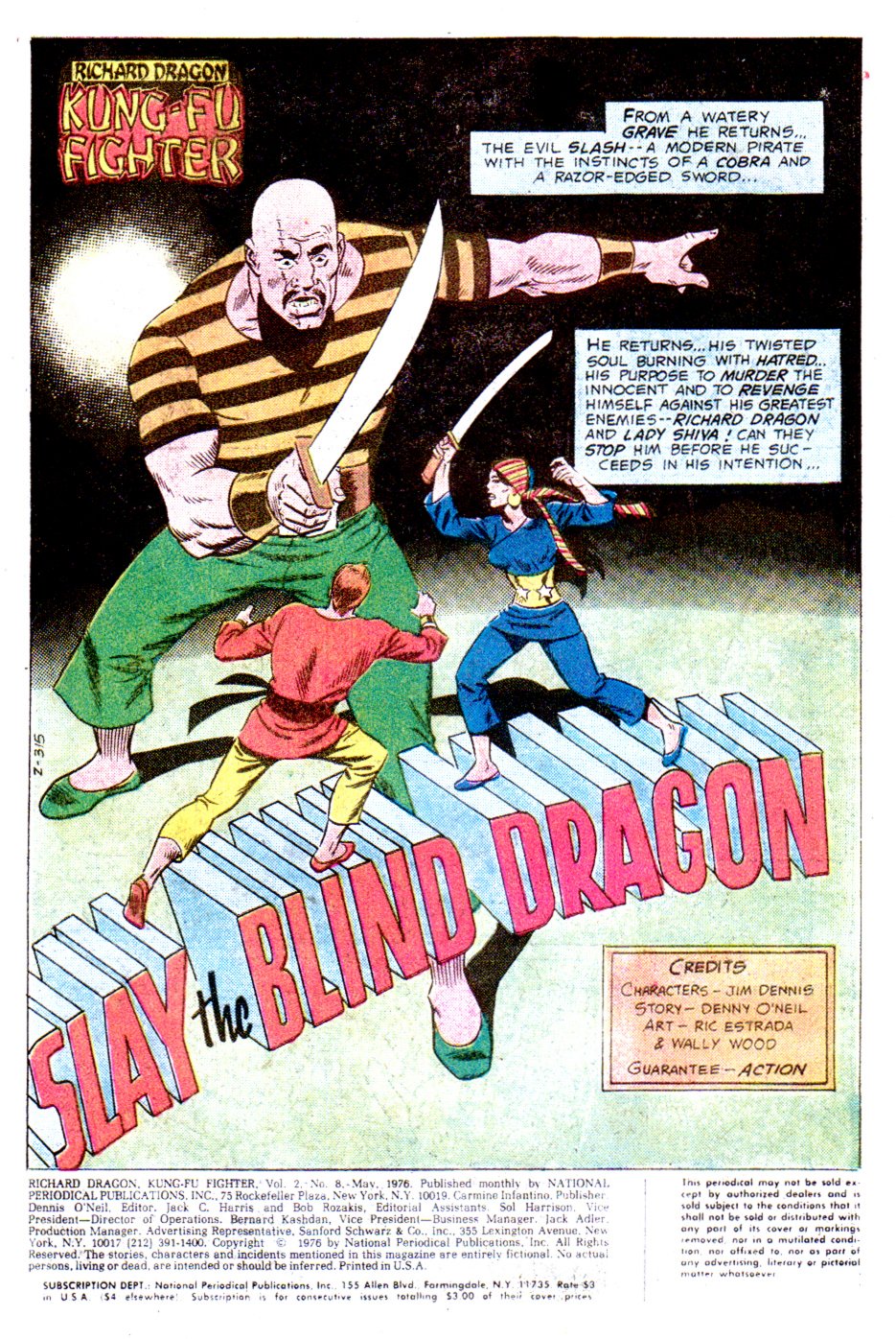 Read online Richard Dragon, Kung-Fu Fighter comic -  Issue #8 - 2