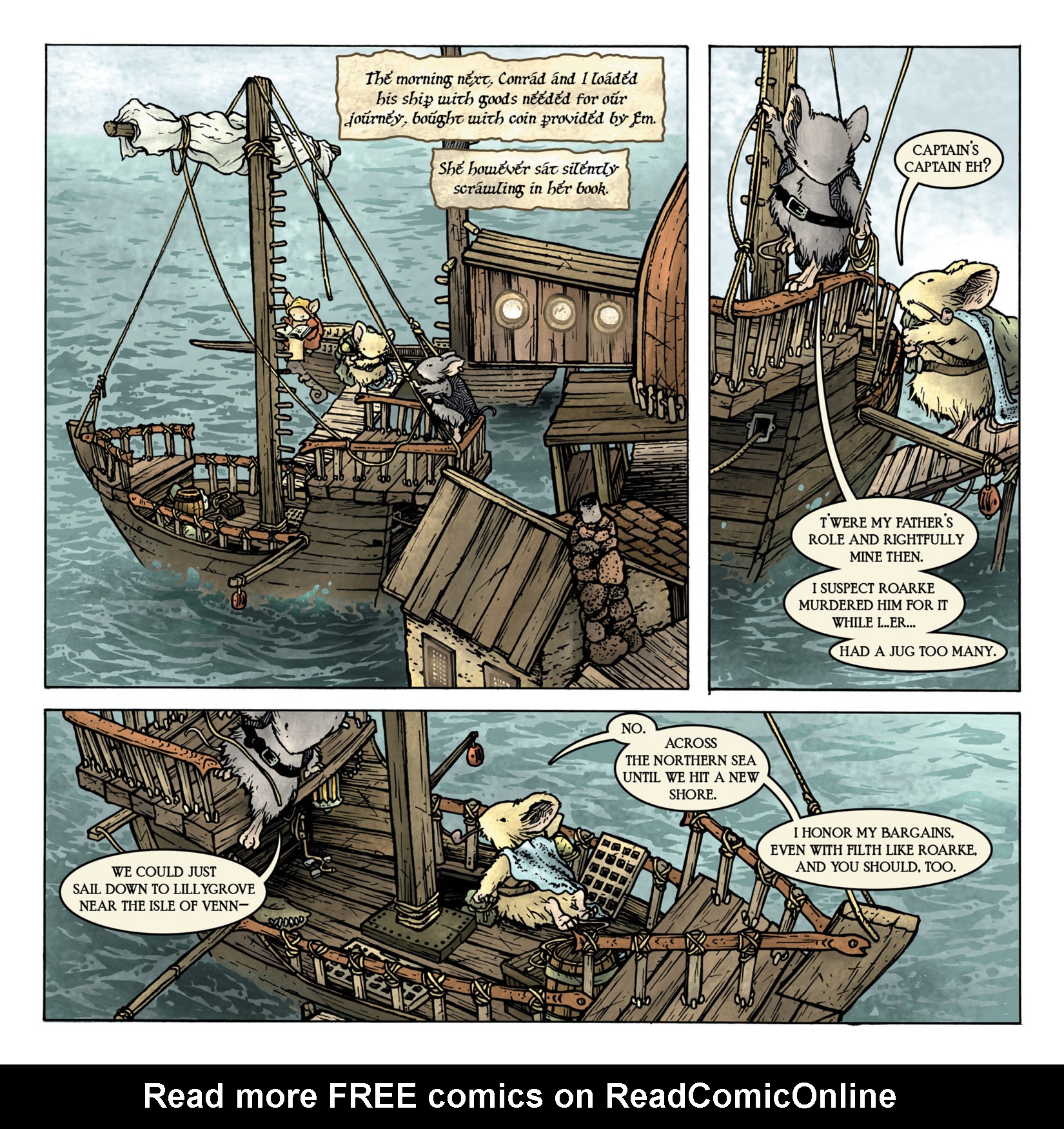 Read online Mouse Guard: The Black Axe comic -  Issue #2 - 10