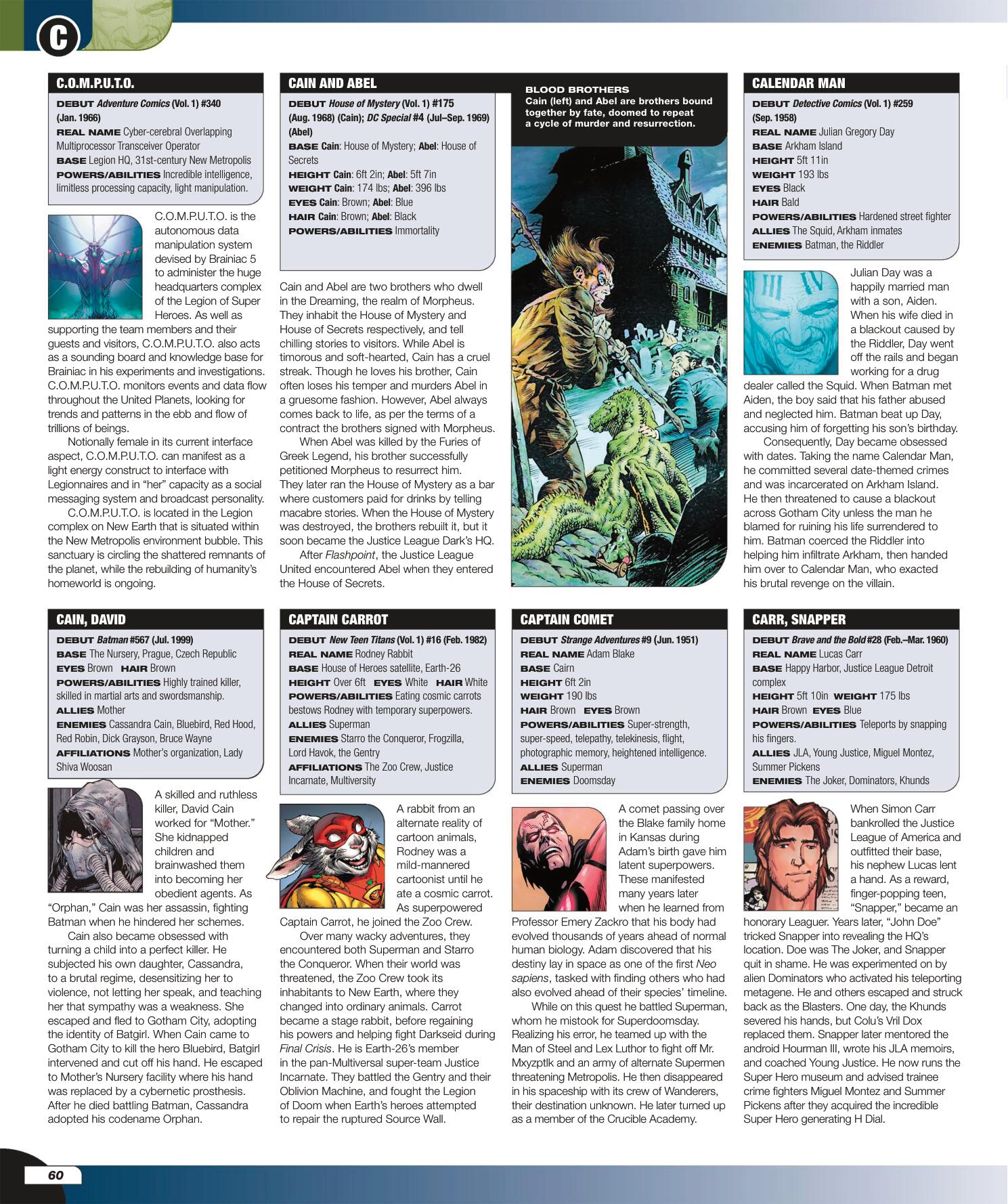 Read online The DC Comics Encyclopedia comic -  Issue # TPB 4 (Part 1) - 60