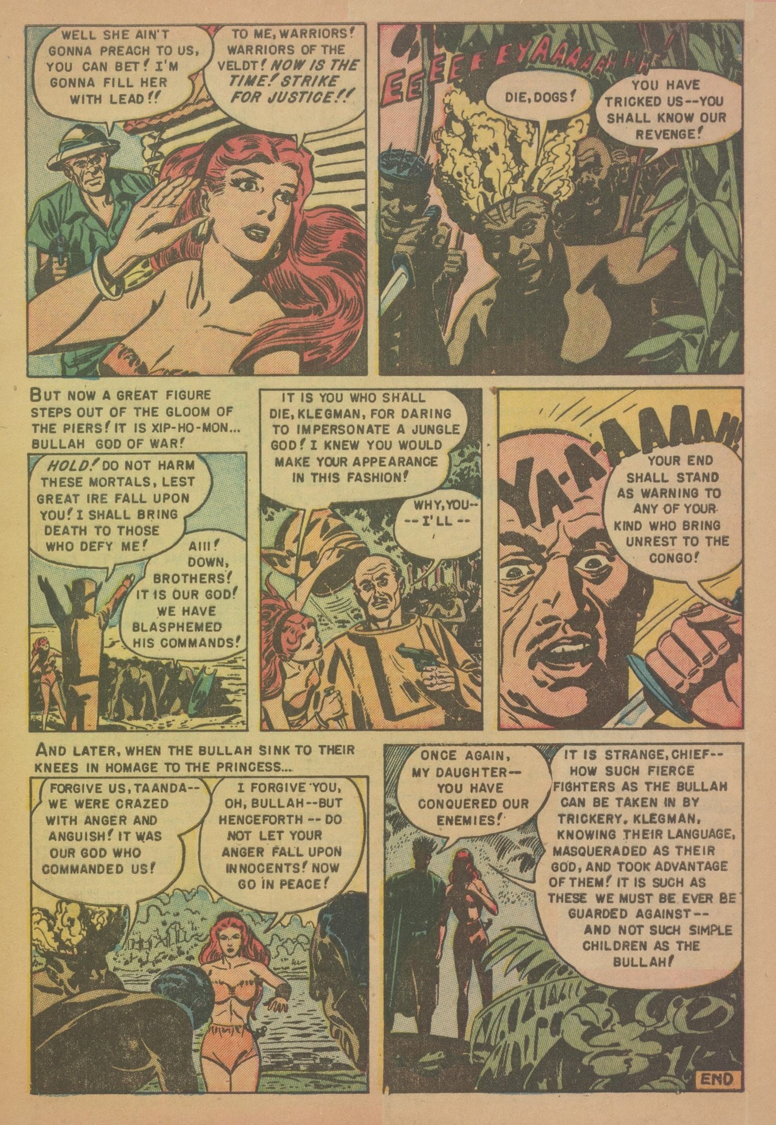 Read online Taanda White Princess of the Jungle comic -  Issue #4 - 9