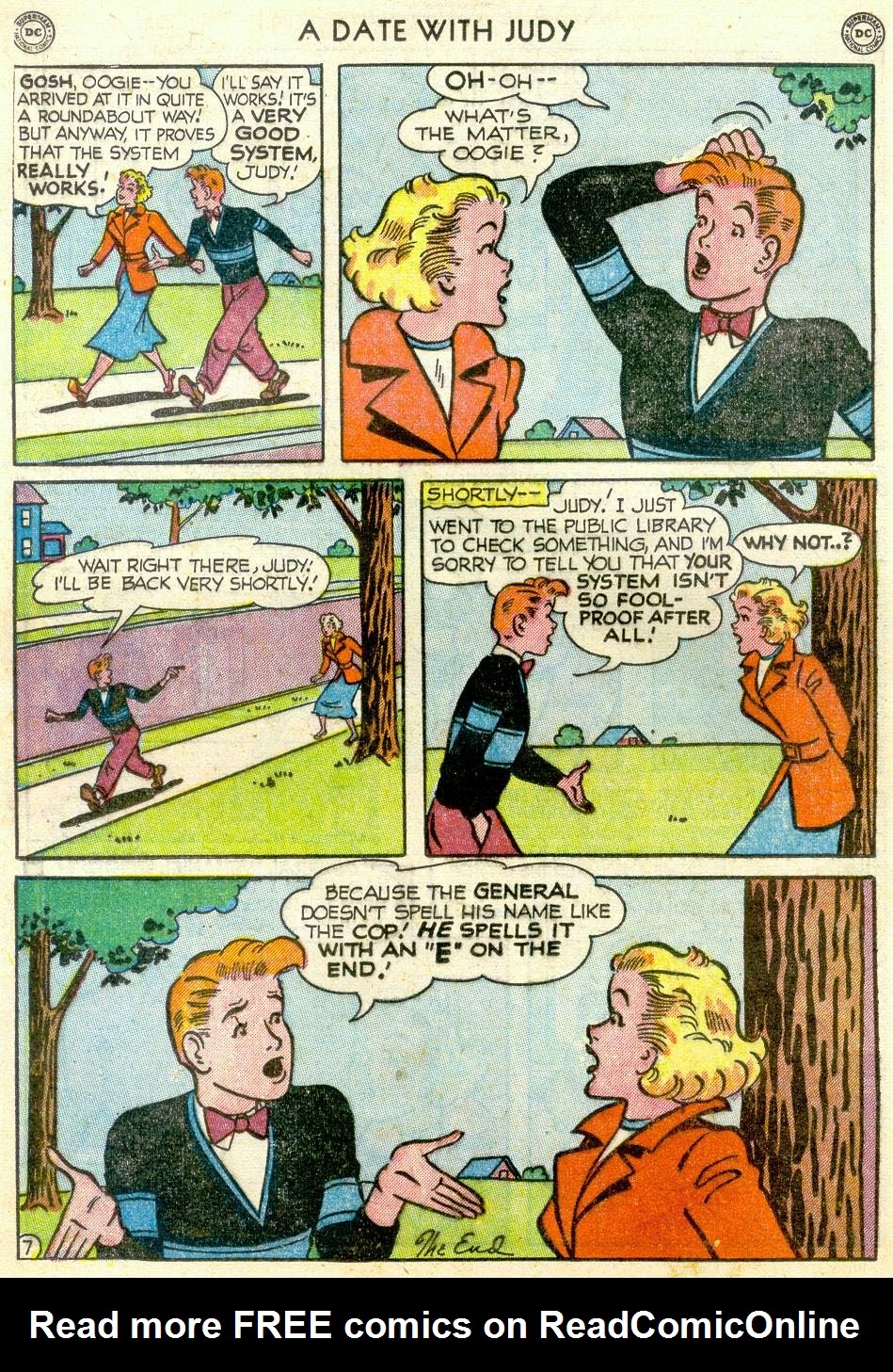 Read online A Date with Judy comic -  Issue #19 - 24