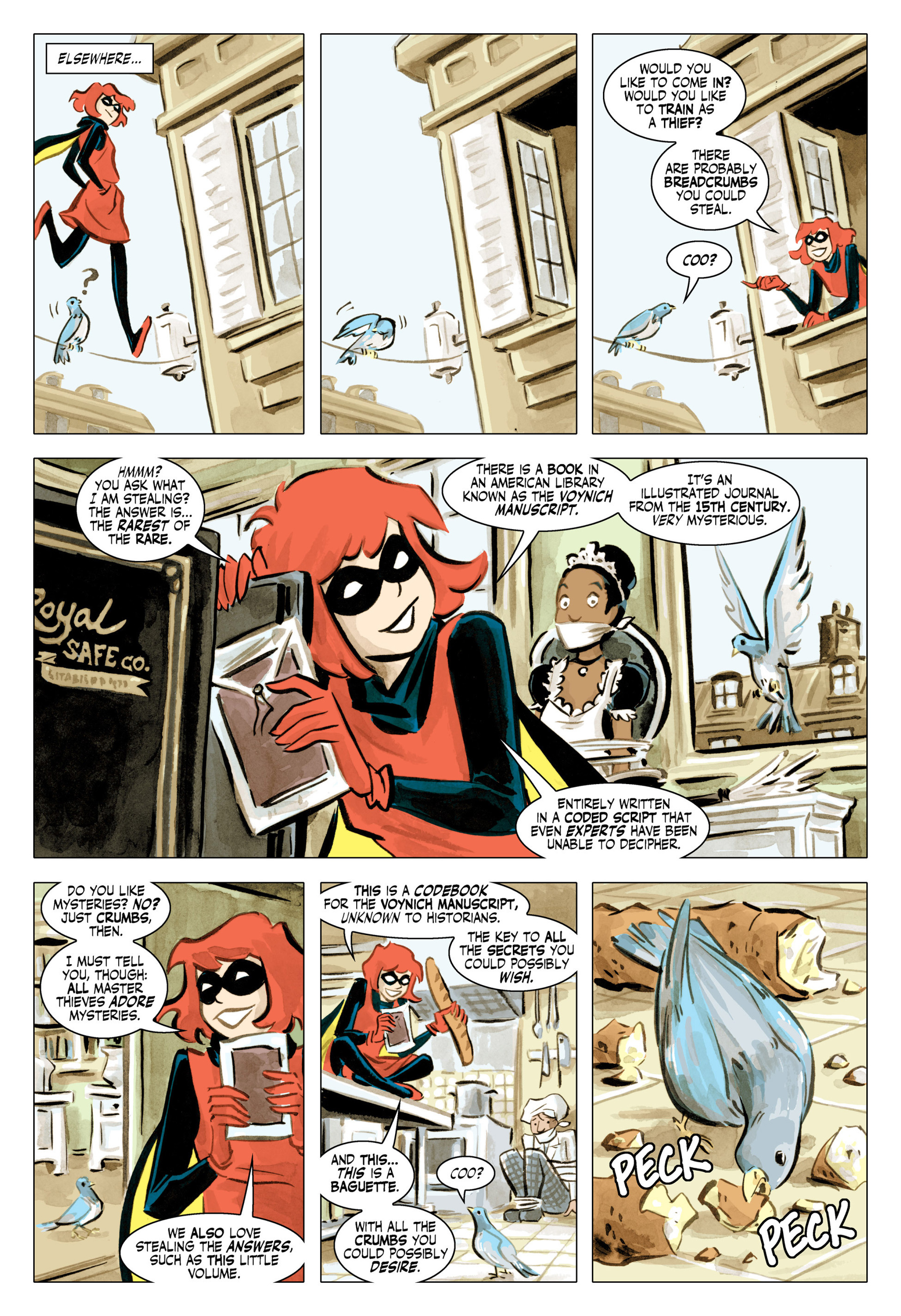 Read online Bandette (2012) comic -  Issue #7 - 9