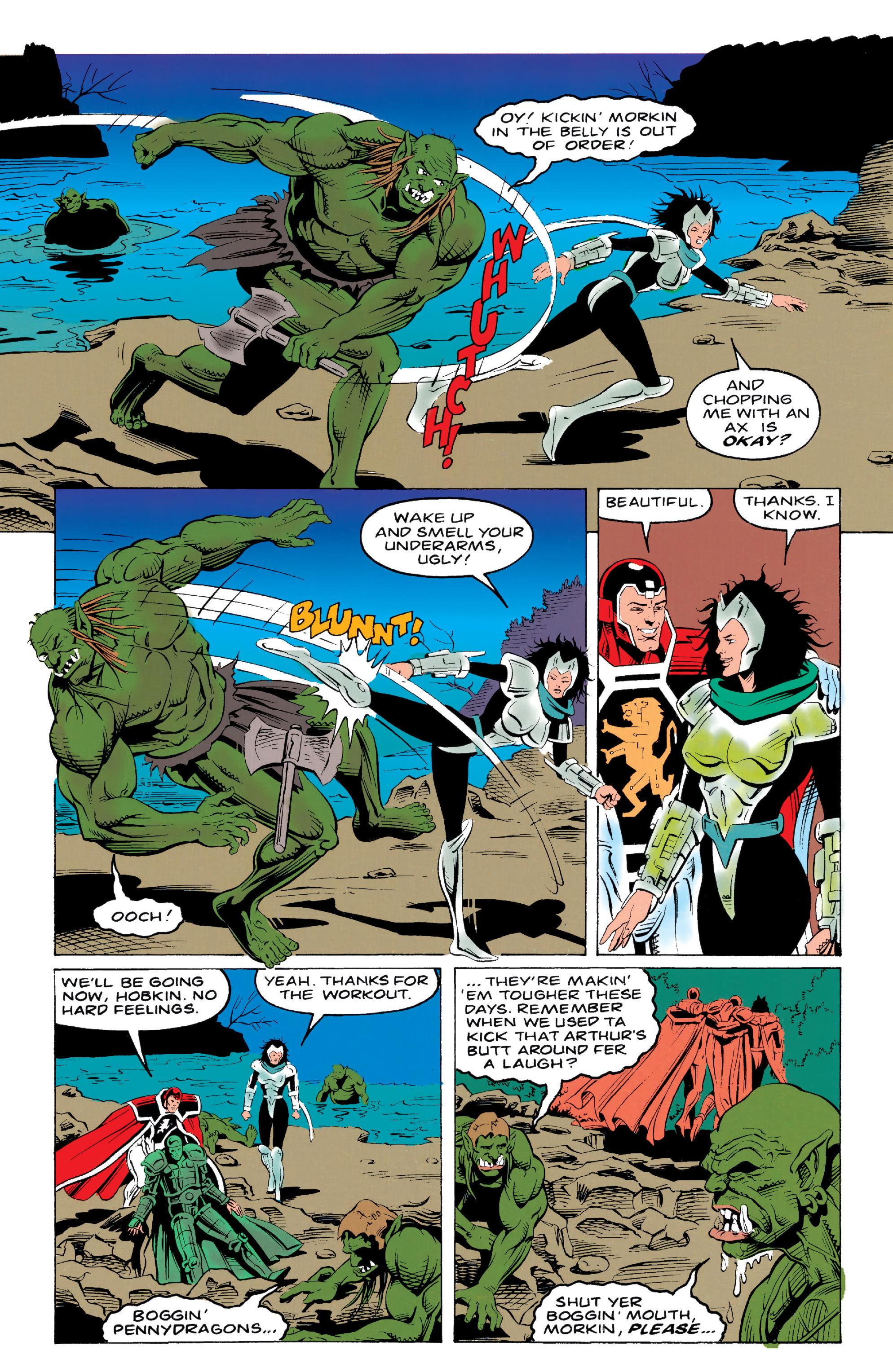 Read online Knights of Pendragon Omnibus comic -  Issue # TPB (Part 9) - 3