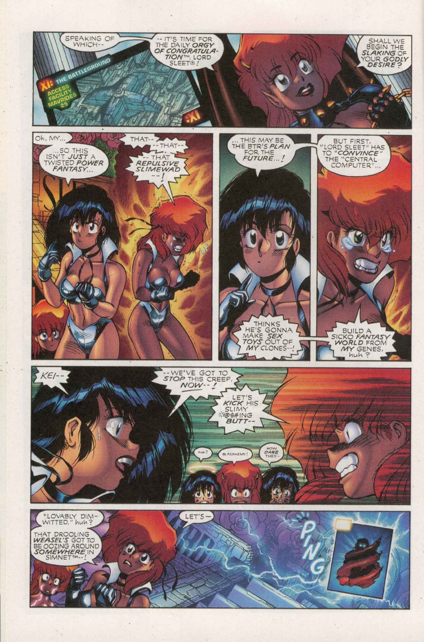 Read online The Dirty Pair: Sim Hell Remastered comic -  Issue #3 - 17