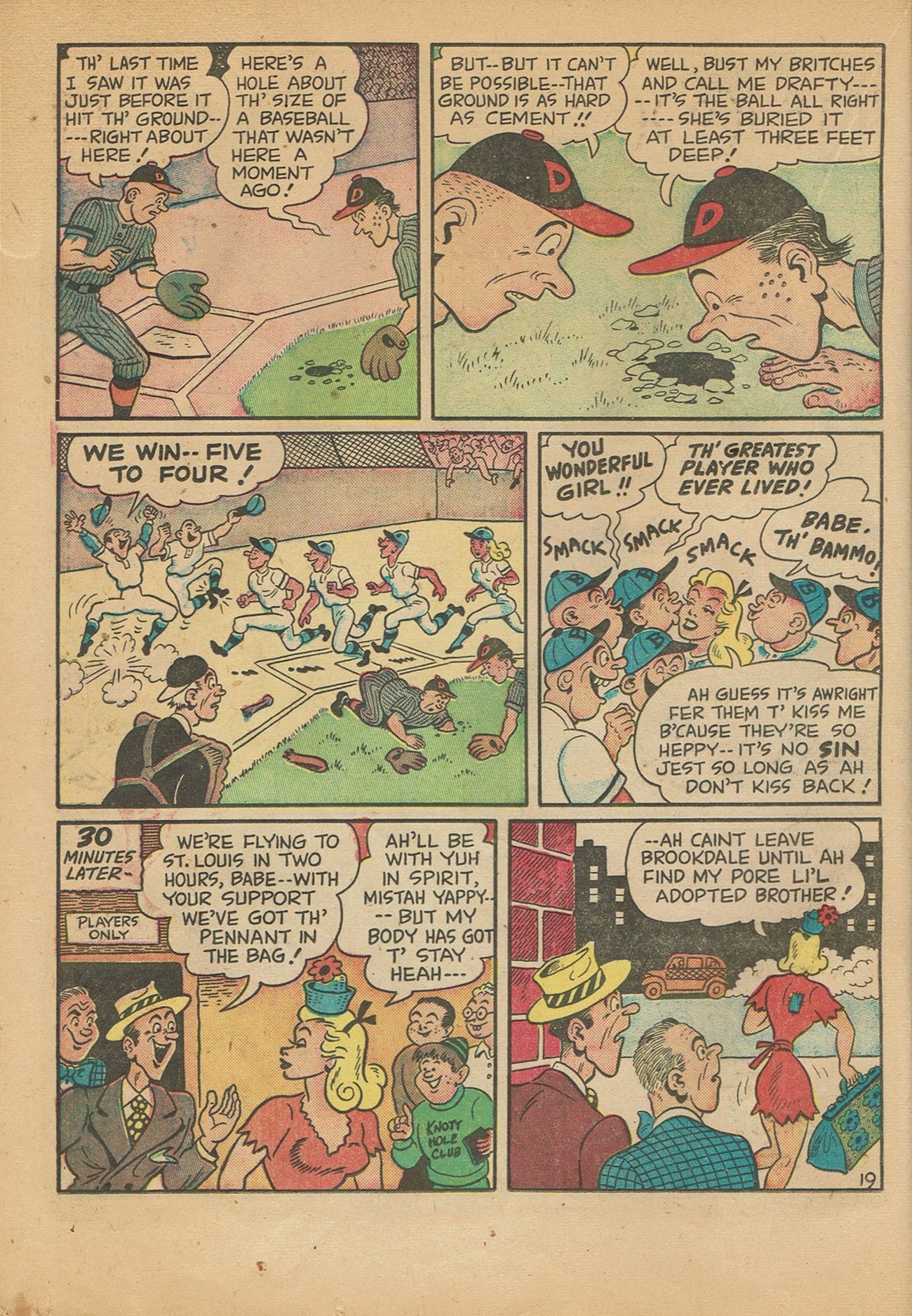 Read online Babe (1948) comic -  Issue #2 - 32