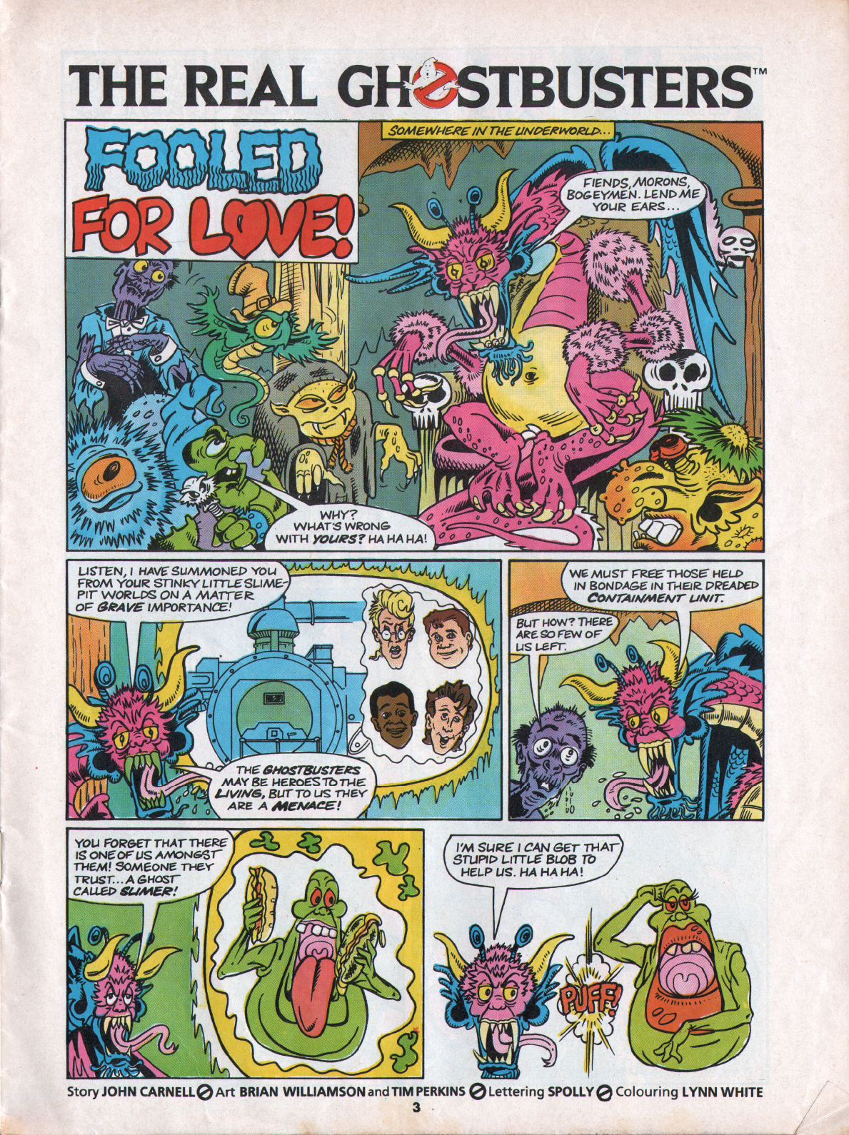 Read online The Real Ghostbusters comic -  Issue #53 - 3
