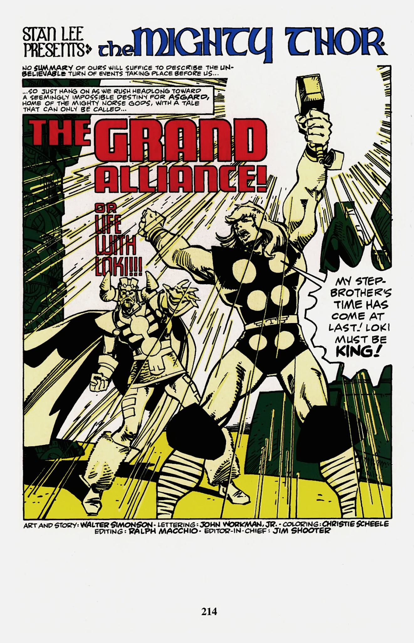 Read online Thor Visionaries: Walter Simonson comic -  Issue # TPB 2 - 216
