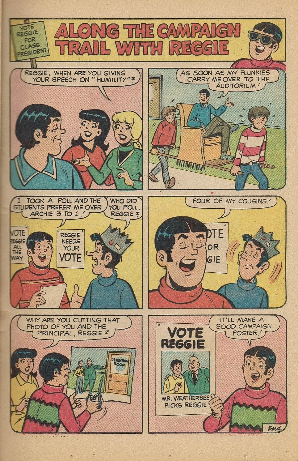 Read online Reggie's Wise Guy Jokes comic -  Issue #17 - 17