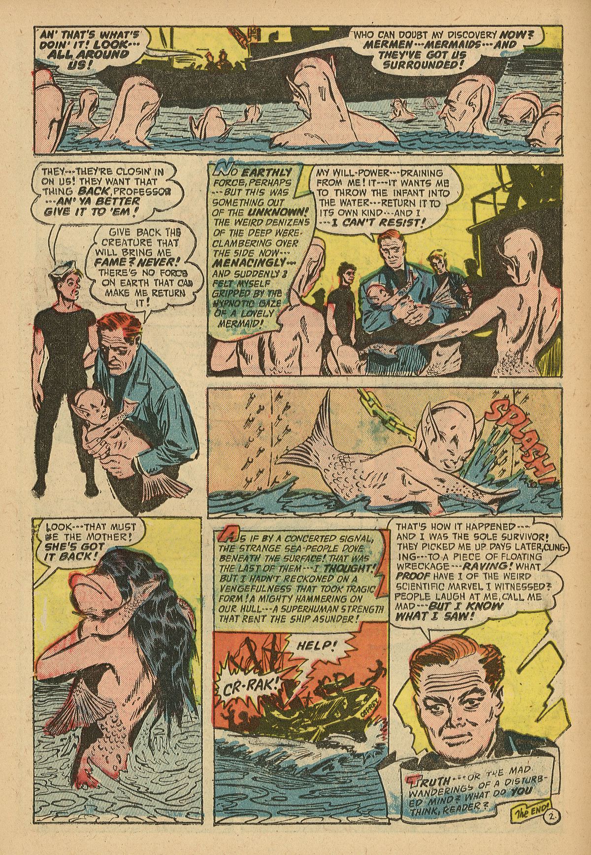 Read online Adventures Into The Unknown comic -  Issue #38 - 22