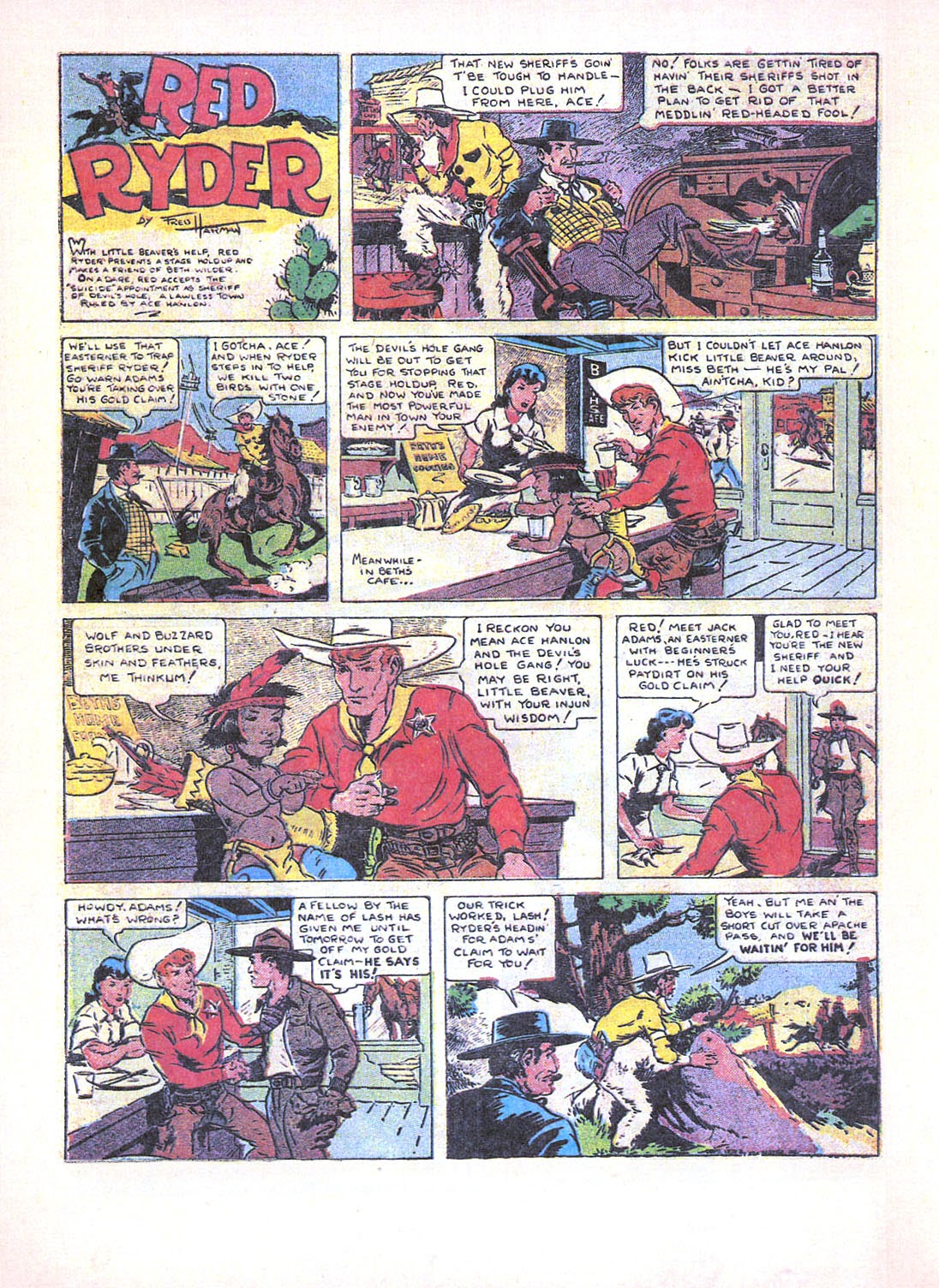 Read online Red Ryder Comics comic -  Issue # Full - 6