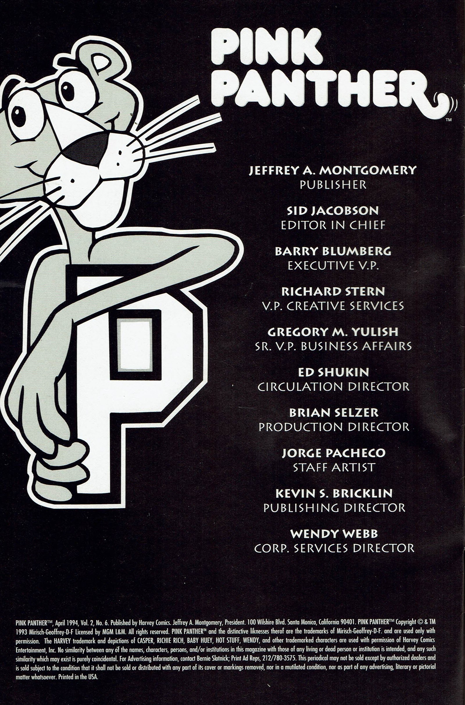 Read online Pink Panther comic -  Issue #6 - 2