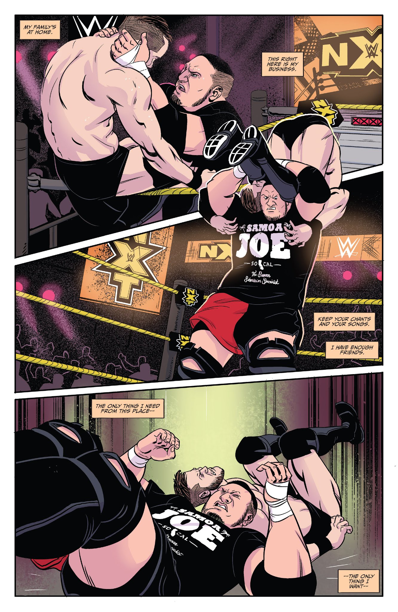 Read online WWE: NXT Takeover - Proving Ground comic -  Issue # Full - 23