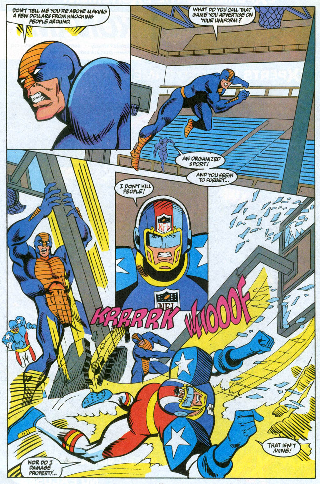 Read online NFL SuperPro comic -  Issue #11 - 19