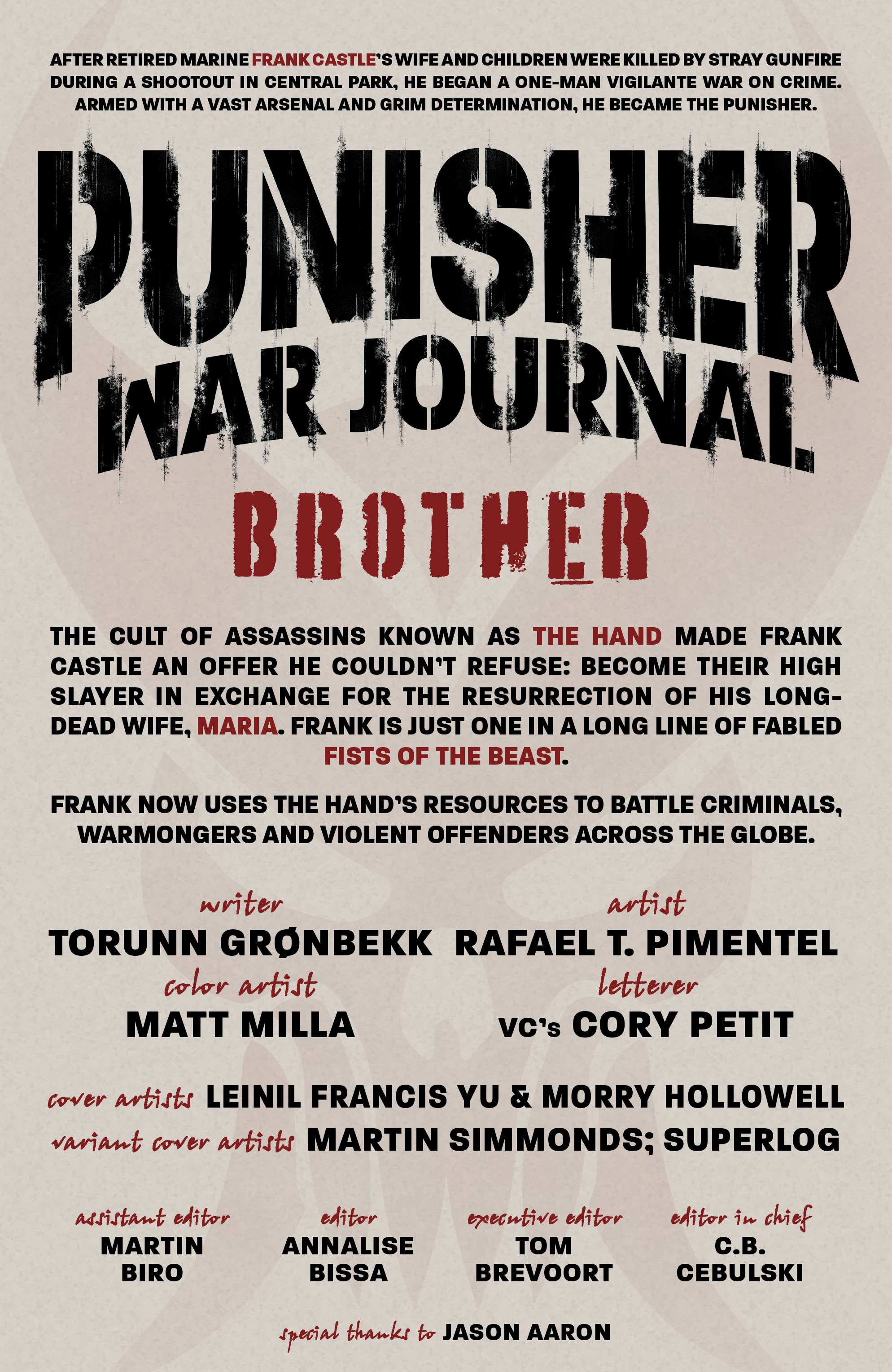 Read online Punisher War Journal: Brother comic -  Issue #1 - 3