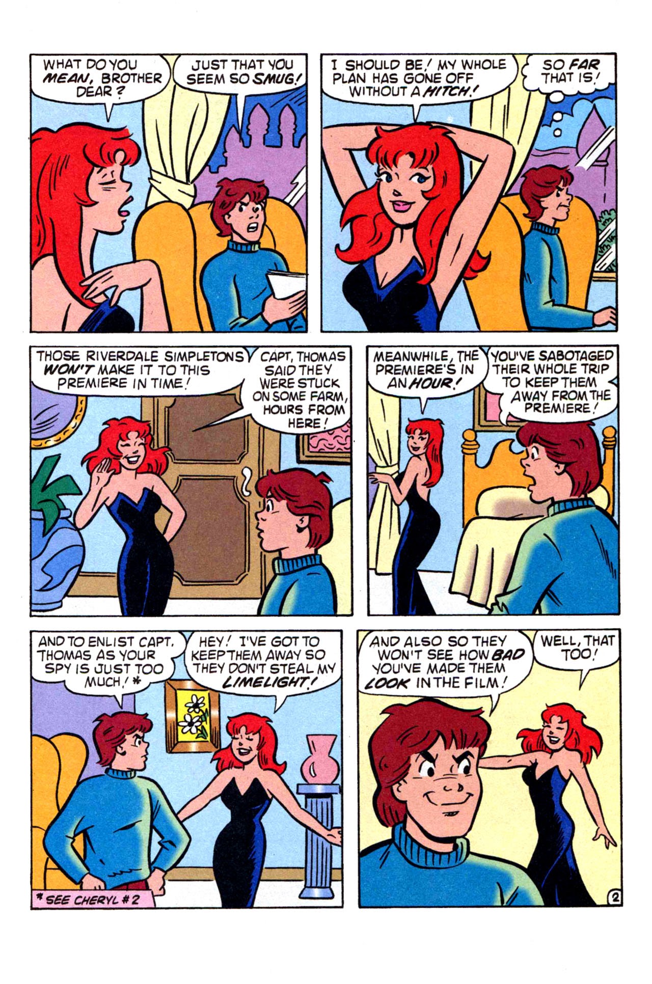 Read online Cheryl Blossom (Goes Hollywood) comic -  Issue #3 - 4