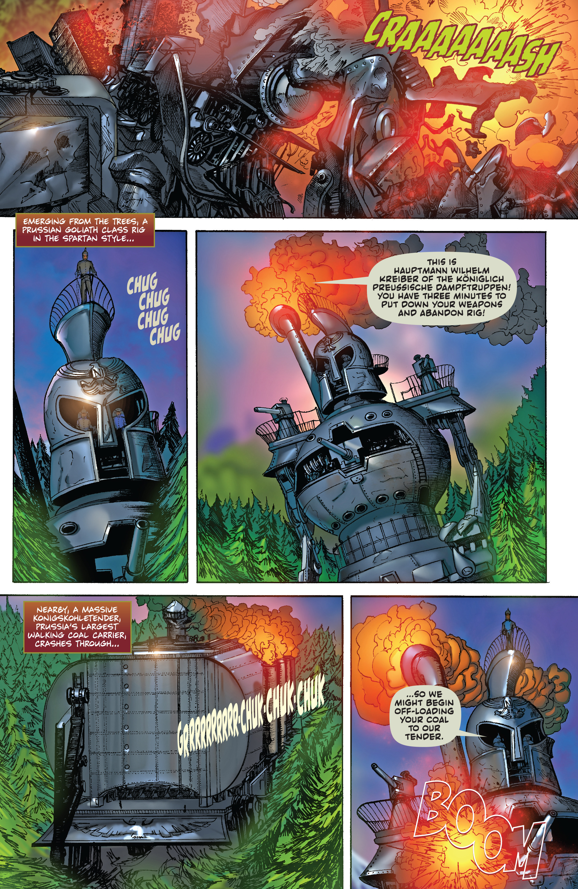 Read online Larry Blamire’s Steam Wars comic -  Issue #3 - 12