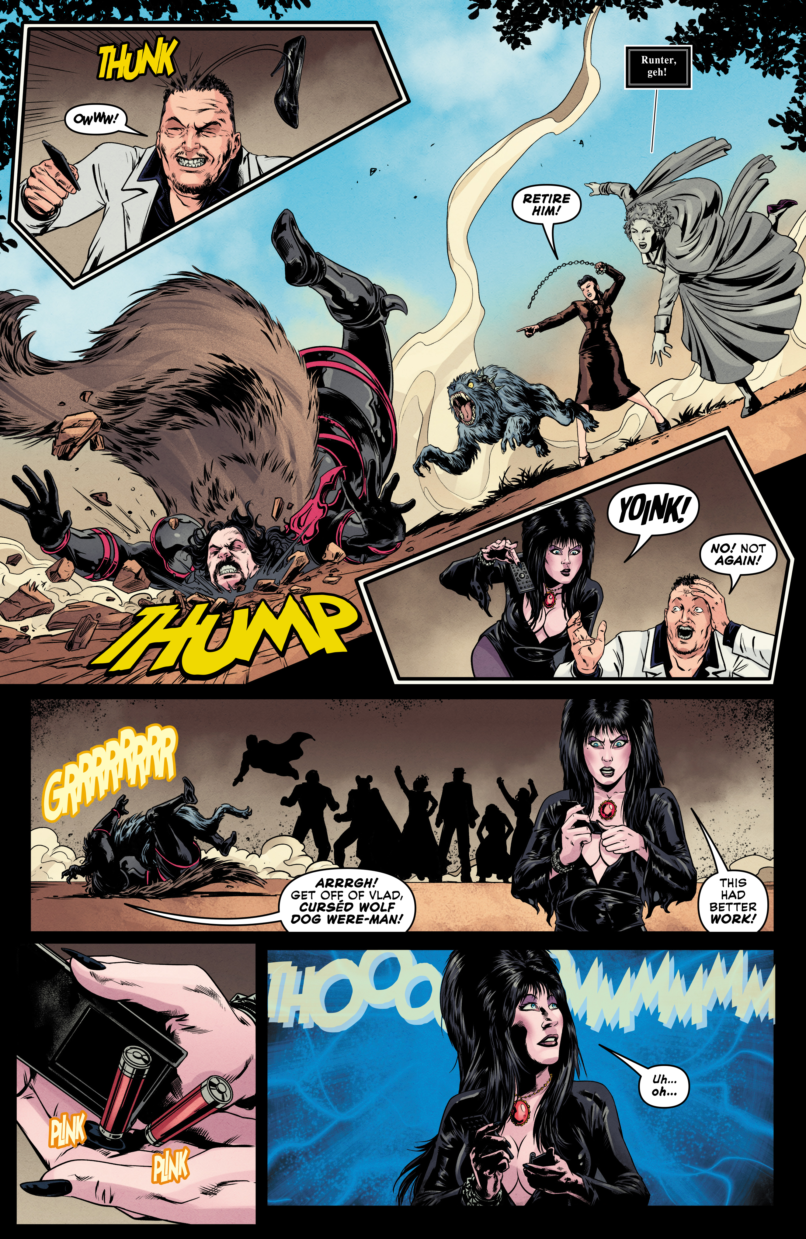 Read online Elvira in Monsterland comic -  Issue #5 - 21