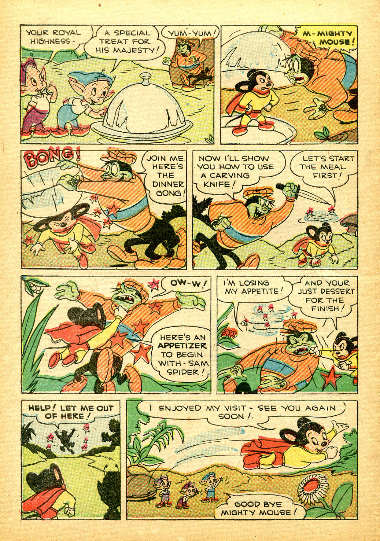 Read online Paul Terry's Mighty Mouse Comics comic -  Issue #31 - 33