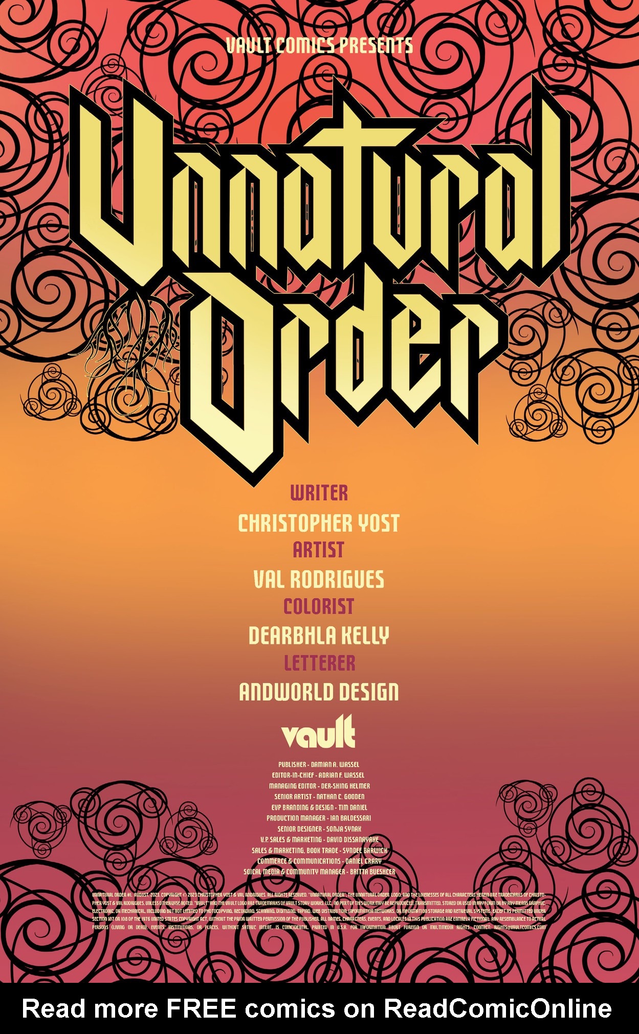 Read online Unnatural Order comic -  Issue #1 - 3