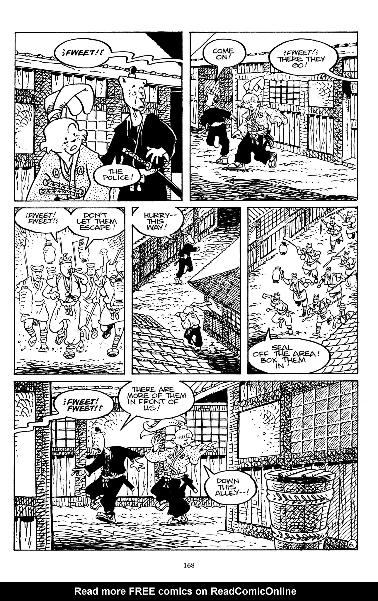 Read online The Usagi Yojimbo Saga comic -  Issue # TPB 7 - 164