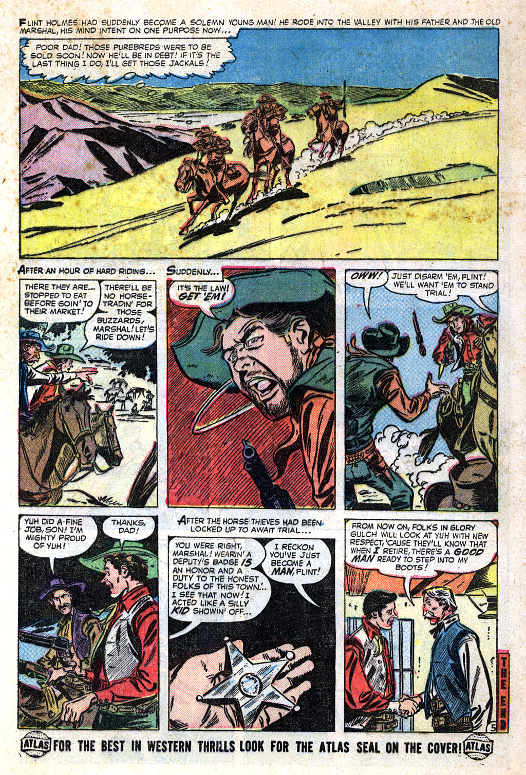 Read online Western Outlaws (1954) comic -  Issue #10 - 32