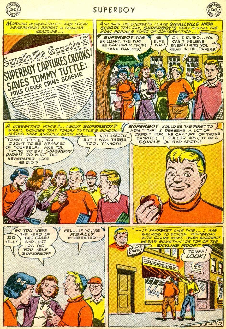 Read online Superboy (1949) comic -  Issue #30 - 32