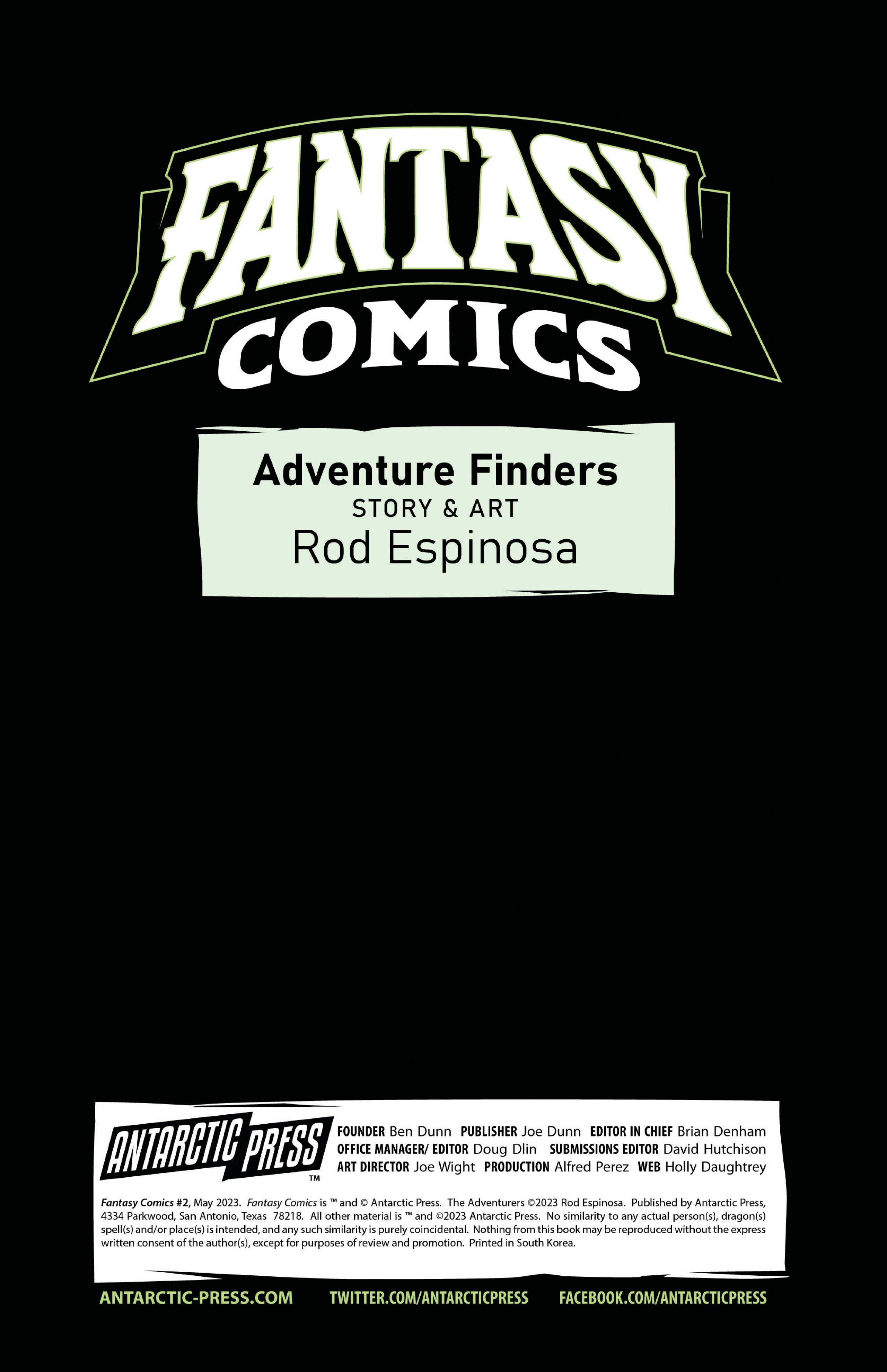 Read online Fantasy Comics comic -  Issue #2 - 2