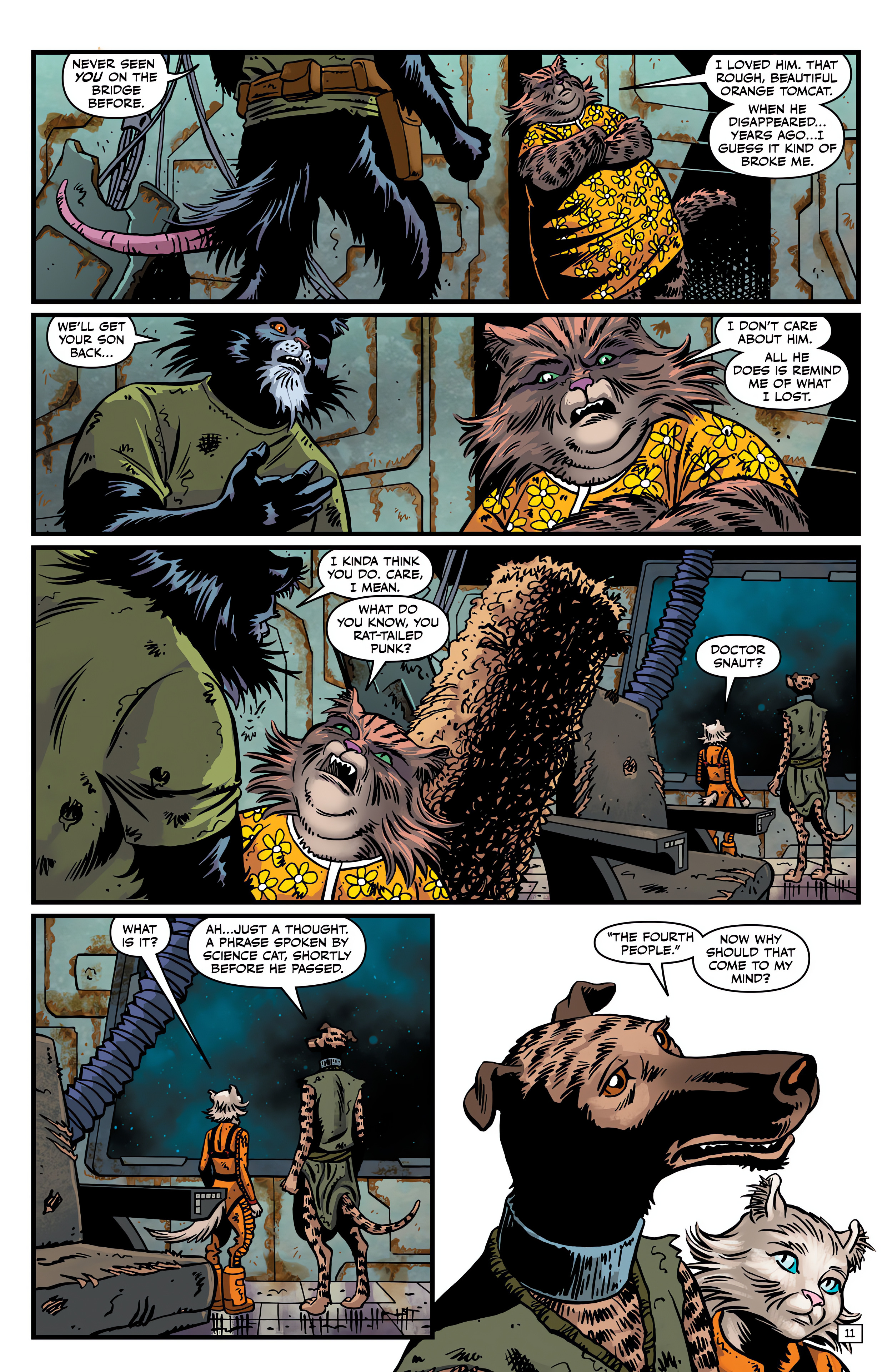 Read online Captain Ginger: The Last Feeder comic -  Issue #1 - 13