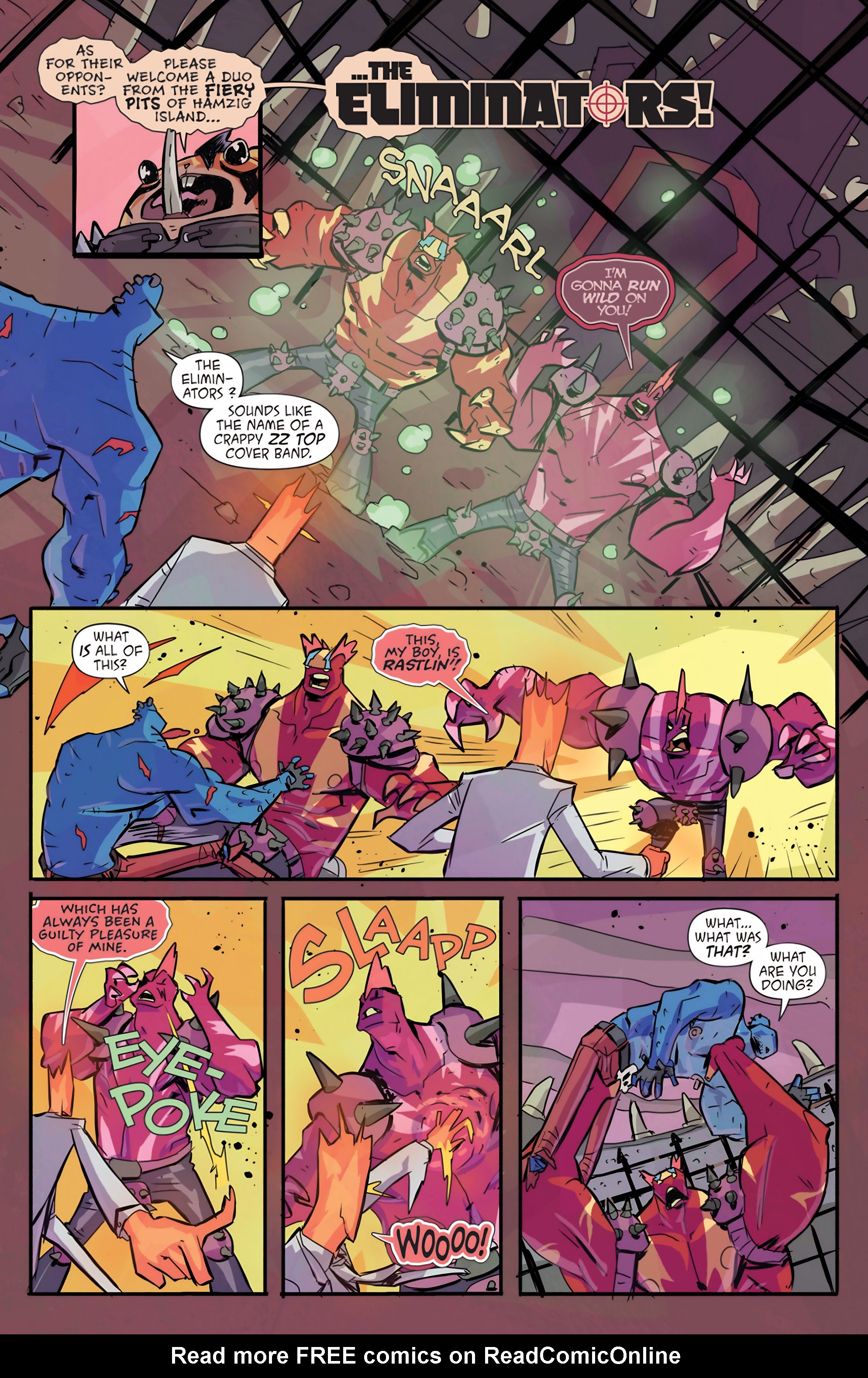Read online Metalshark Bro: Assault On Hamzig Island comic -  Issue # TPB - 90