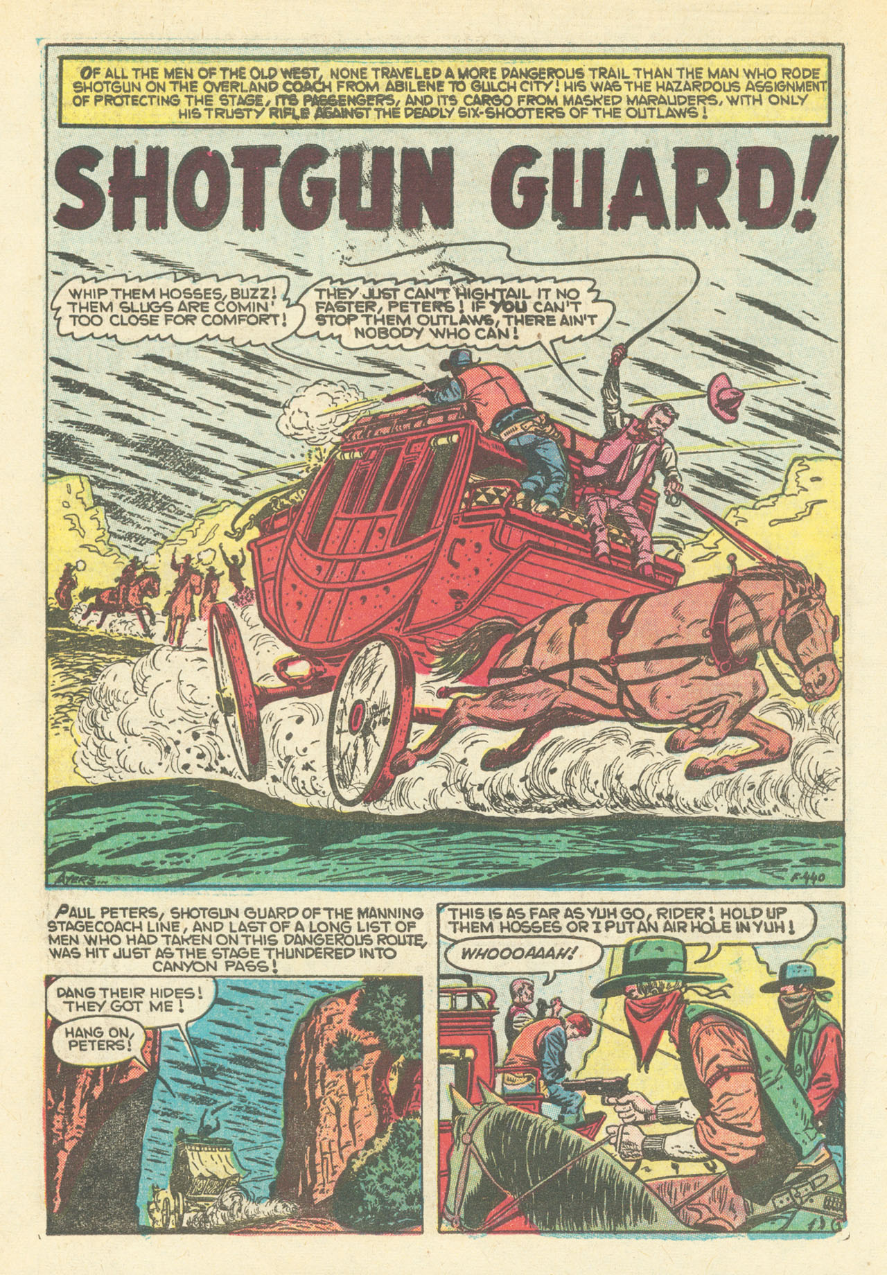 Read online Western Outlaws (1954) comic -  Issue #7 - 10