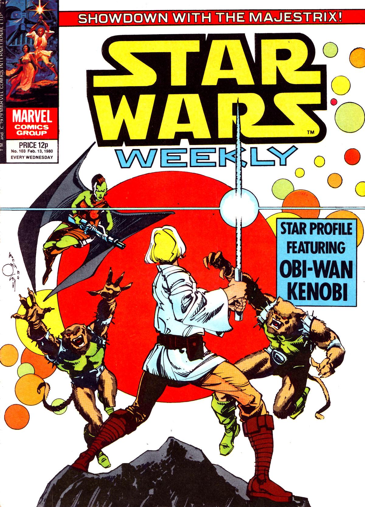 Read online Star Wars Weekly comic -  Issue #103 - 1