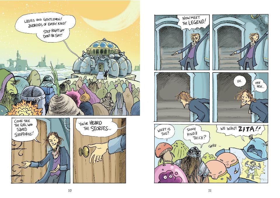 Read online Legends of Zita the Spacegirl comic -  Issue # TPB - 9