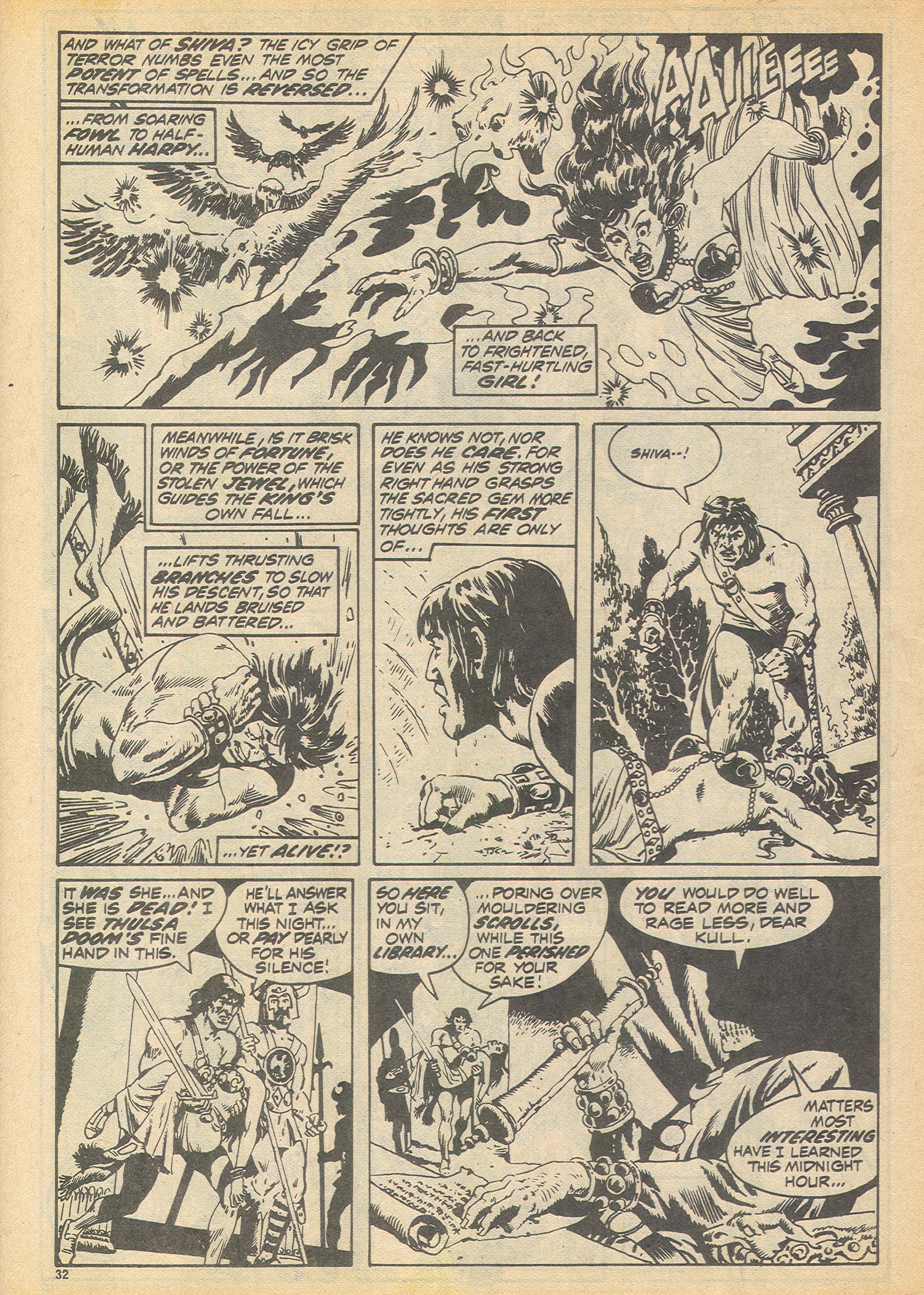 Read online The Savage Sword of Conan (1975) comic -  Issue #9 - 32