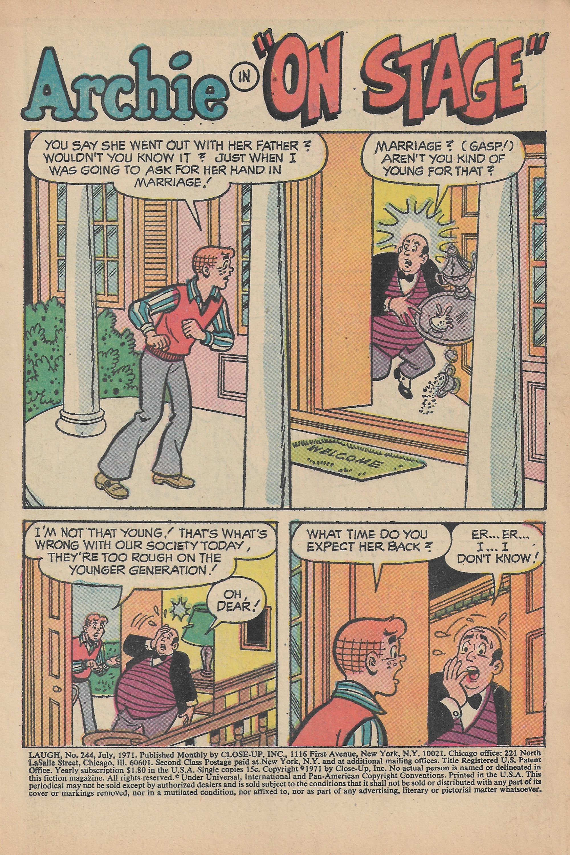 Read online Laugh (Comics) comic -  Issue #244 - 3
