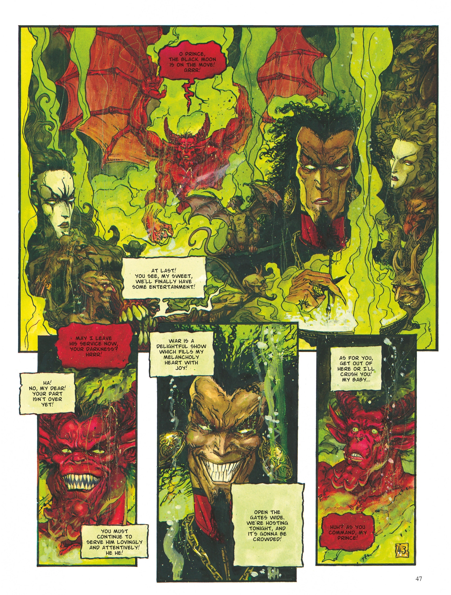 Read online The Black Moon Chronicles comic -  Issue #4 - 45