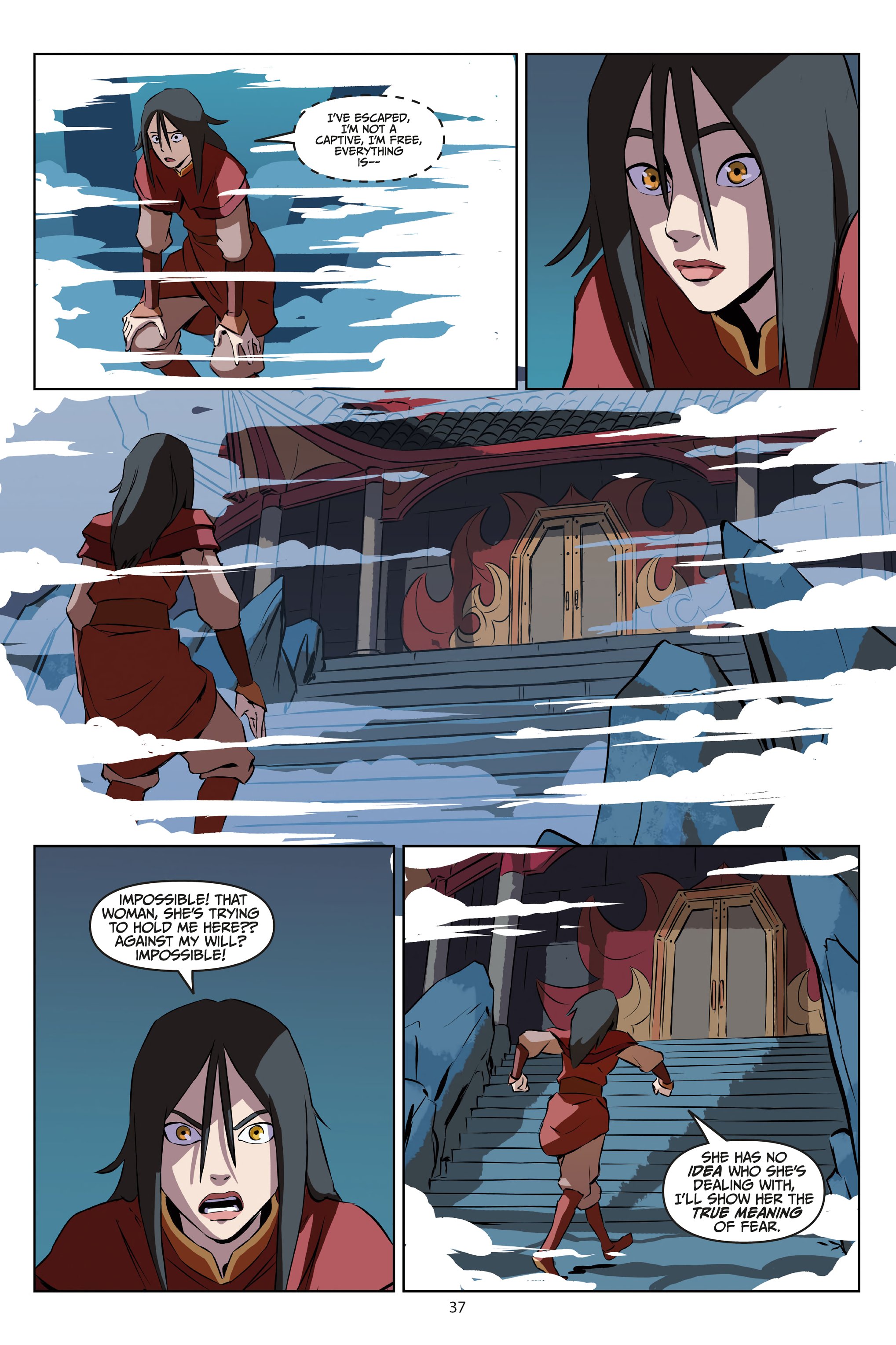 Read online Avatar: The Last Airbender - Azula in the Spirit Temple comic -  Issue # TPB - 38