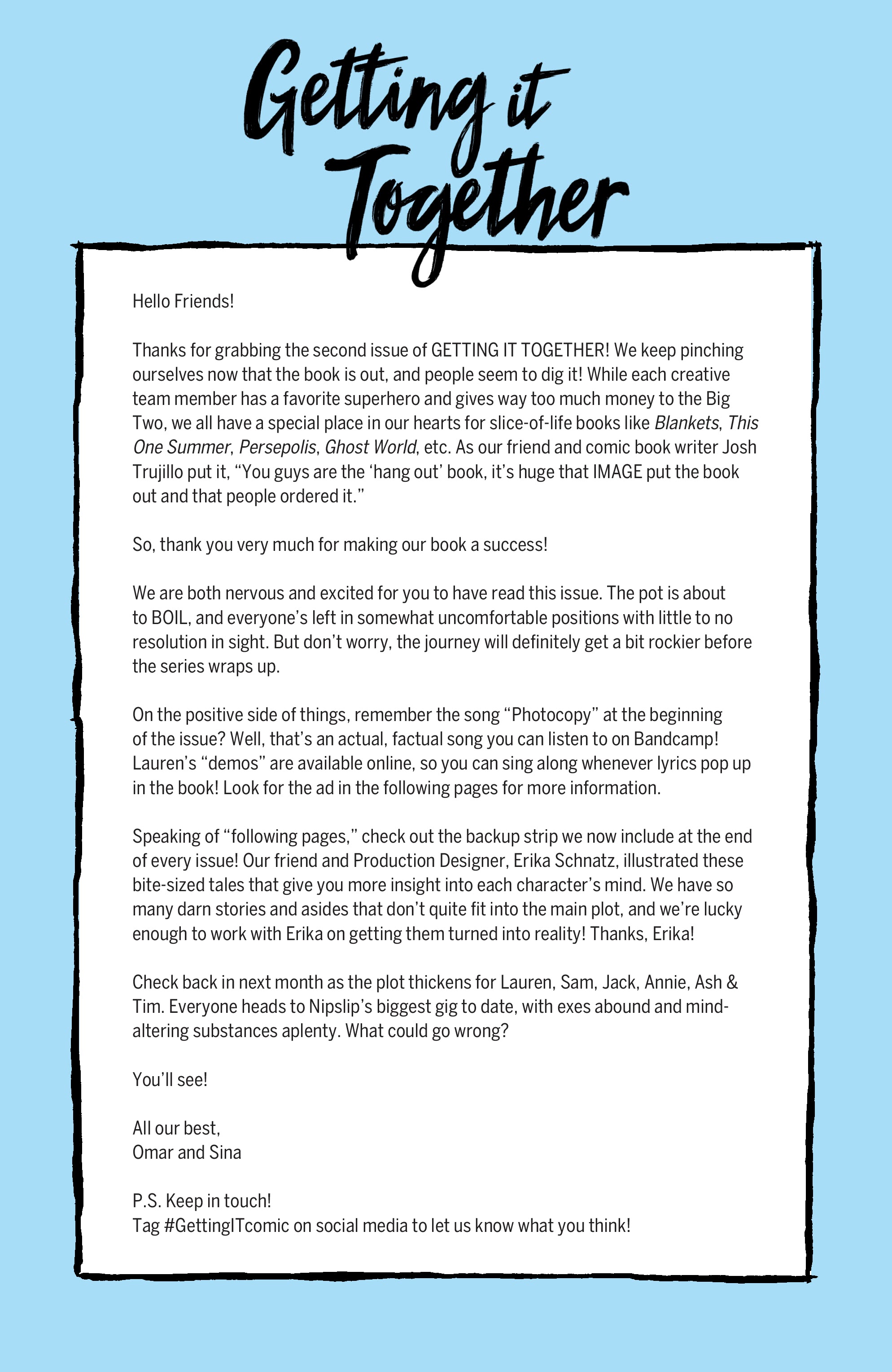 Read online Getting It Together comic -  Issue #2 - 32