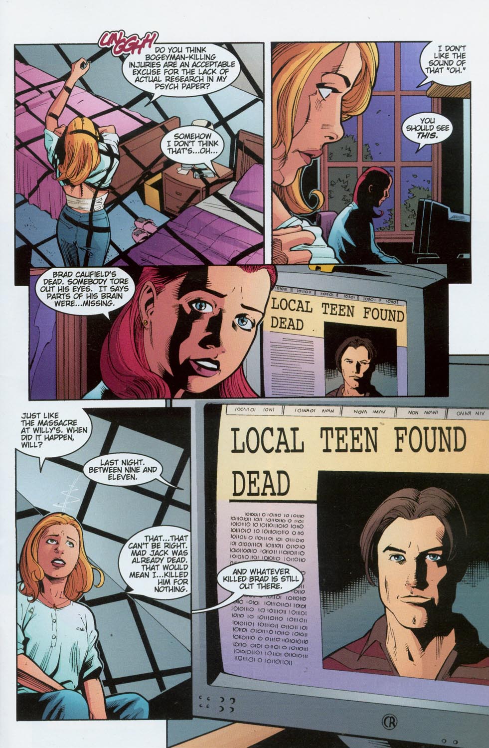 Read online Buffy the Vampire Slayer (1998) comic -  Issue #21 - 23